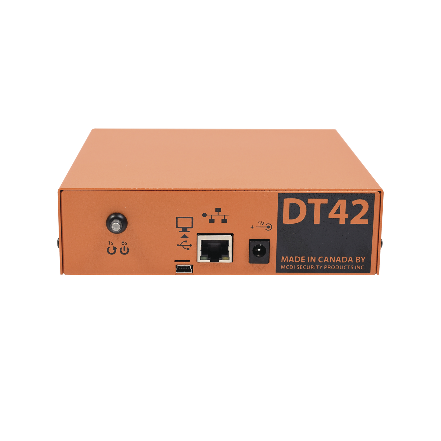 EXTRIUMDT42MV2 Receptora de alarmas IP Universal con 1 entrada de linea telefónica, para su central de monitoreo, recepción TCP/IP o GPRS, serie M2M, paneles de alarma Hikvision, entre otros.