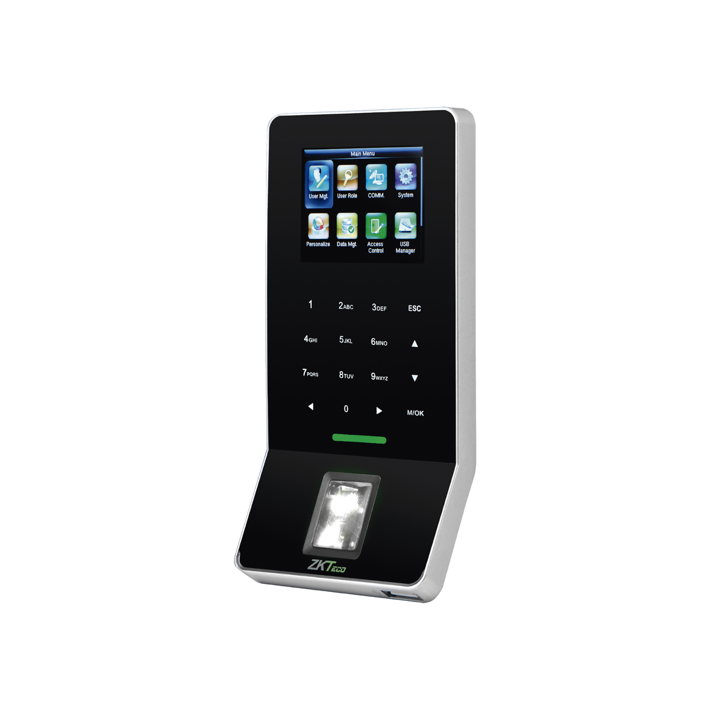 F22-ID - Lector Biométrico de Huella / PROXIMIDAD / 3000 Huellas / 5,000 Tarjetas / ADMS Gratis / WiFi / Teclado táctil / Estético / Soporta DDNS con BIOTIMEPRO
