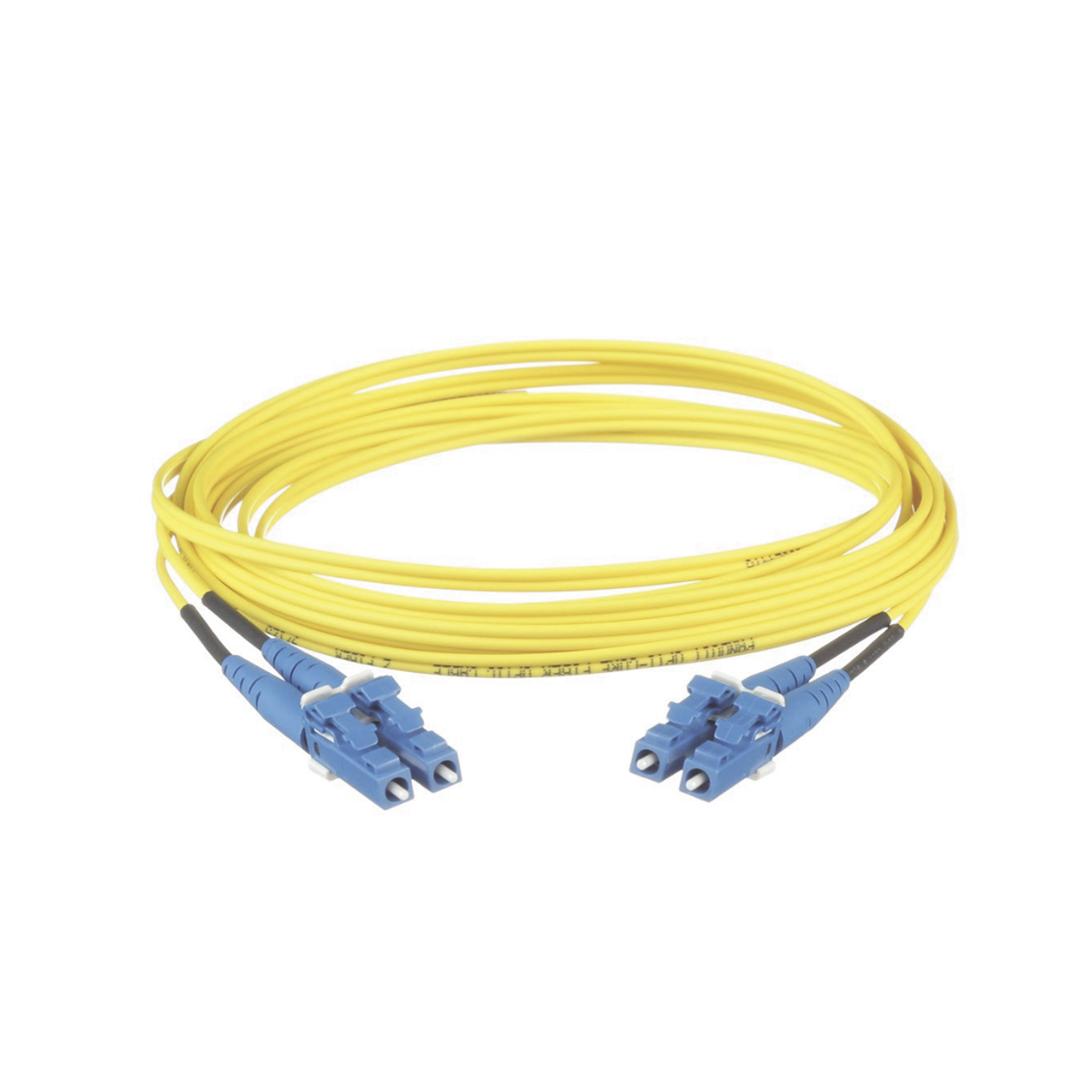 F92ELLNLNSNM003 - Jumper de Fibra Optica Monomodo 9/125 OS2, LC-LC Duplex, LSZH, Color Amarillo, 3 Metros (9.84 Pies)