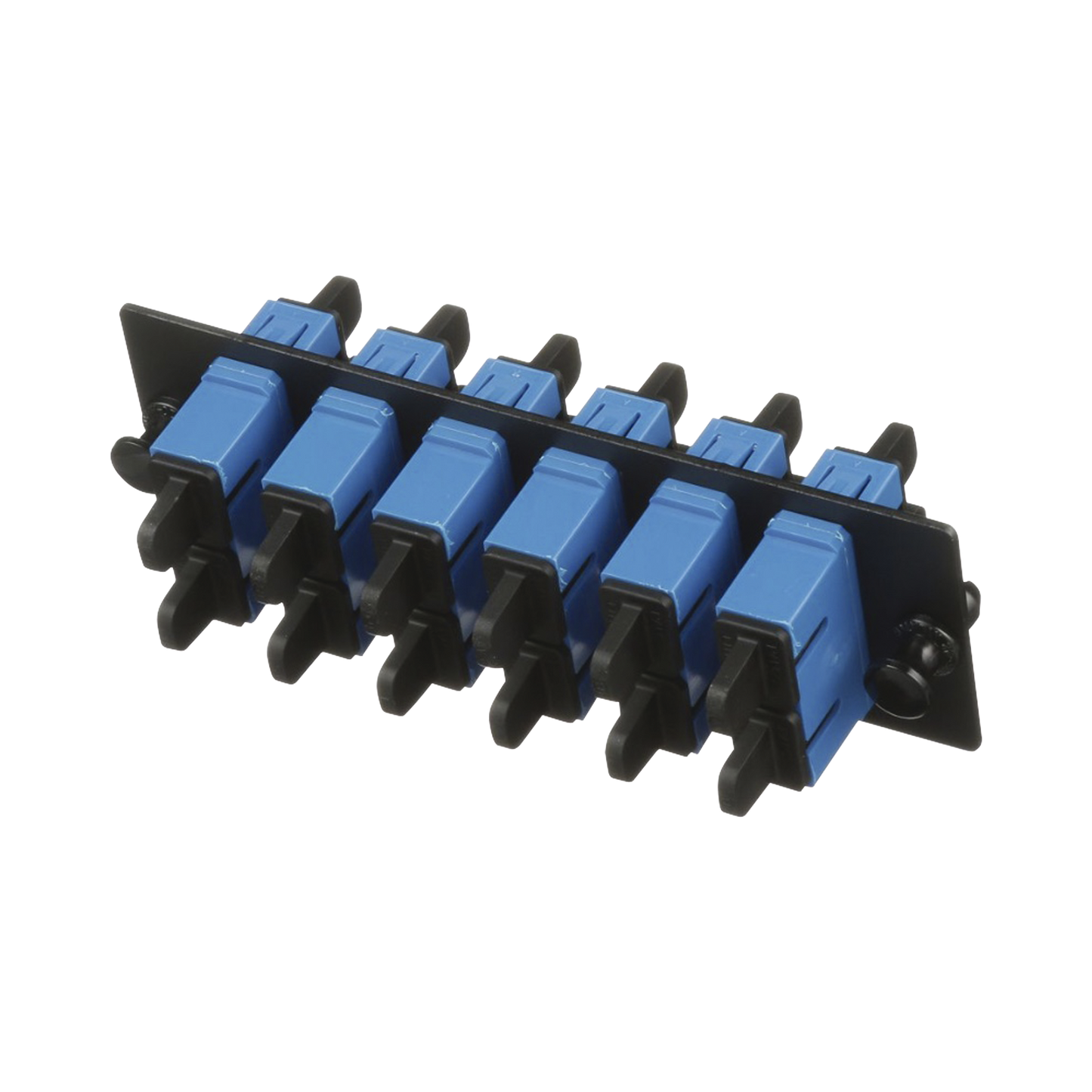 FAP6WBUDSCZ - Placa Acopladora de Fibra Optica FAP, Con 6 Conectores SC Duplex (12 Fibras), Para Fibra Monomodo OS1/OS2, Color Azul
