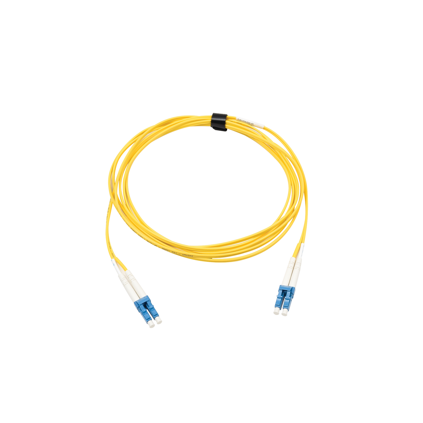 FJ2-LCULCUL-03 - Jumper de Fibra �ptica Monomodo (OS2), XGLO, Riser, LC/UPC-LC/UPC Duplex, OFNR, Color Amarillo, 3 Metros (9.84 Pies)
