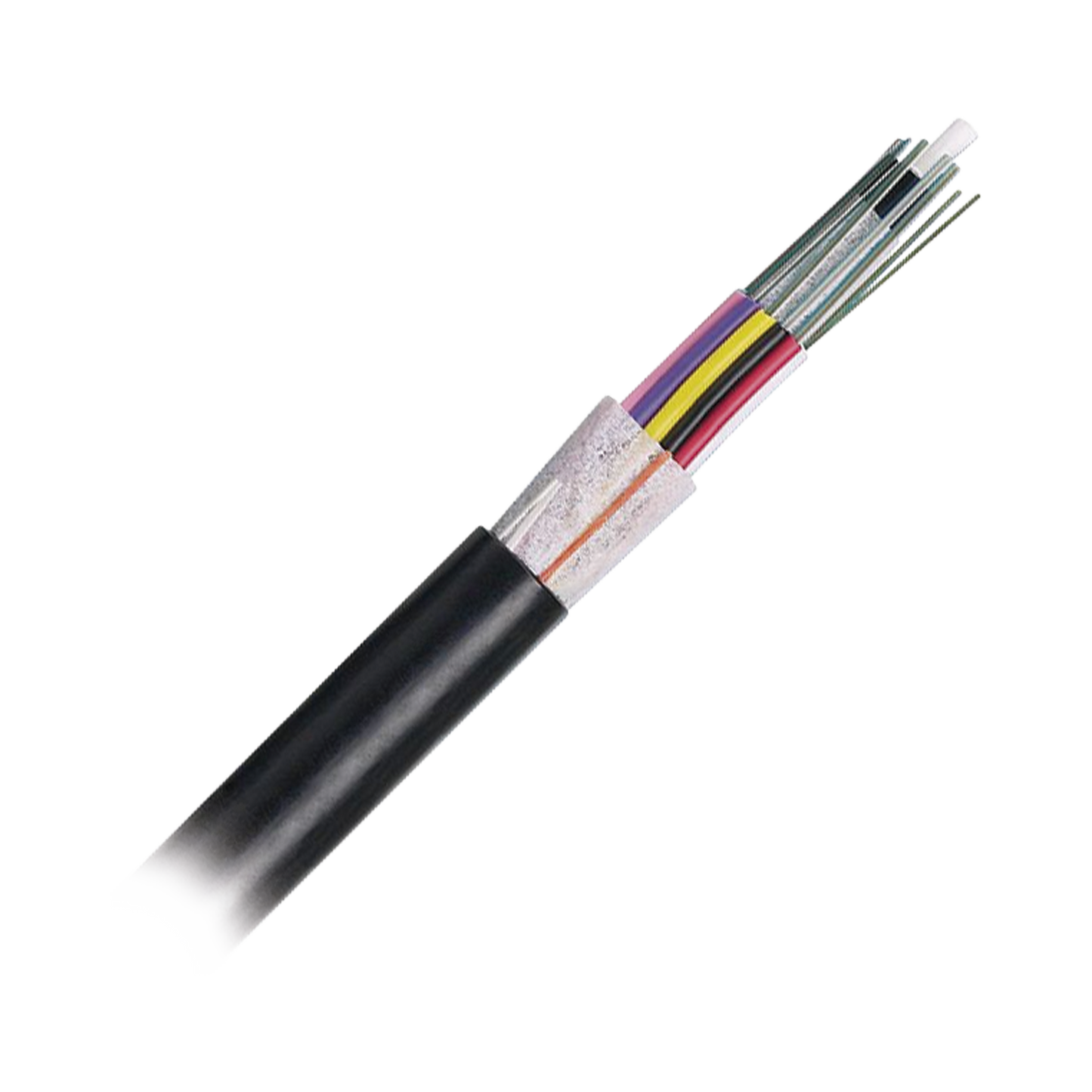 FOTNZ06 - Cable de Fibra �ptica 6 Hilos, OSP (Planta Externa), No Armada (Diel�ctrica), MDPE (Polietileno de Media Densidad), Multimodo OM4 50/125 Optimizada, Precio Por Metro