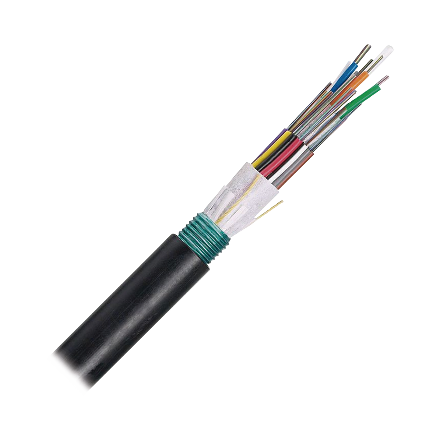 FOWNX06 - Cable de Fibra �ptica 6 Hilos, OSP (Planta Externa), Armada, MDPE (Polietileno de Media Densidad), Multimodo OM3 50/125 Optimizada, Precio Por Metro