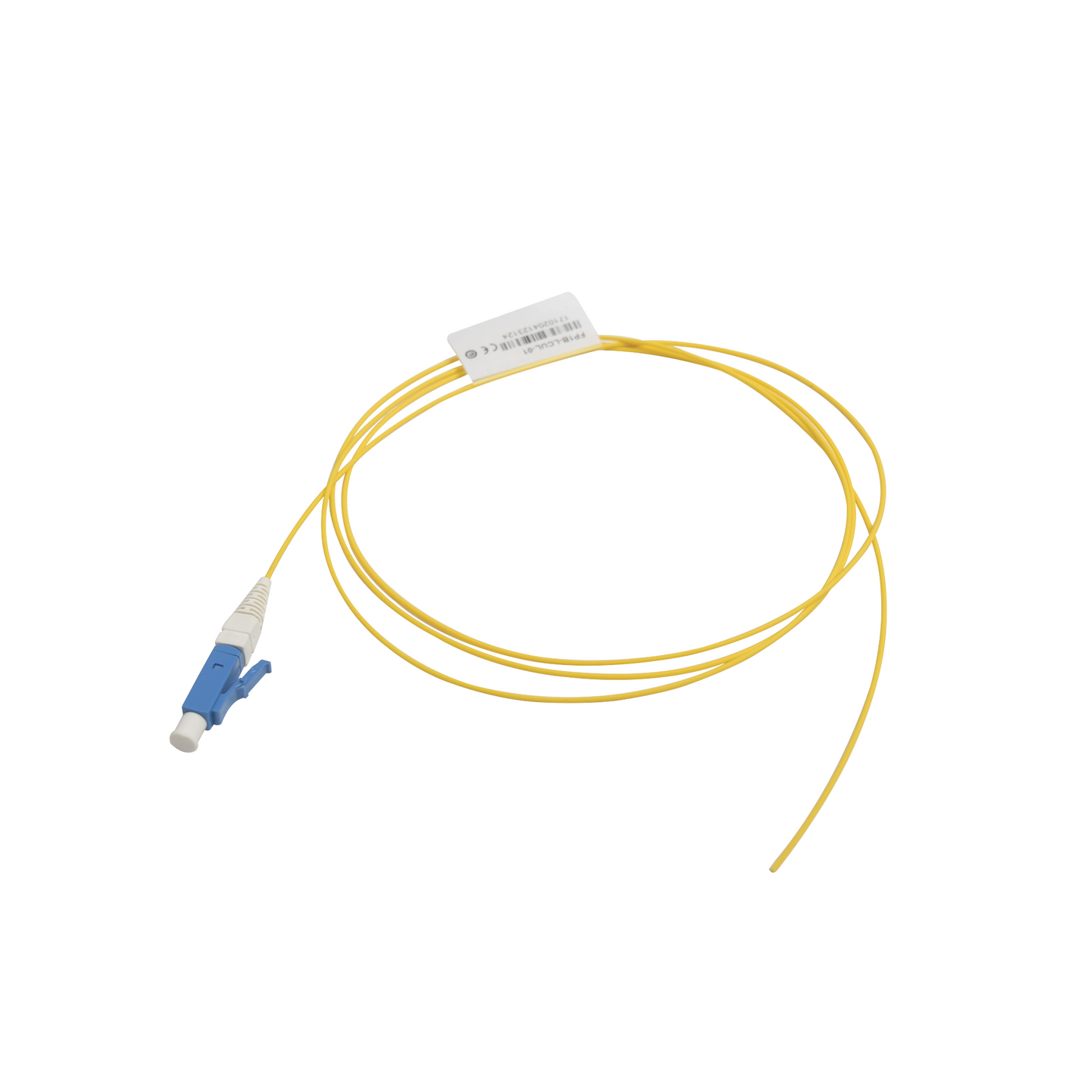 FP1B-LCUL-01 - Pigtail de Fibra �ptica LC/UPC Simplex, Monomodo OS1/OS2 XGLO, OFNR, Color Amarillo, 1 Metro (3.28 Pies)