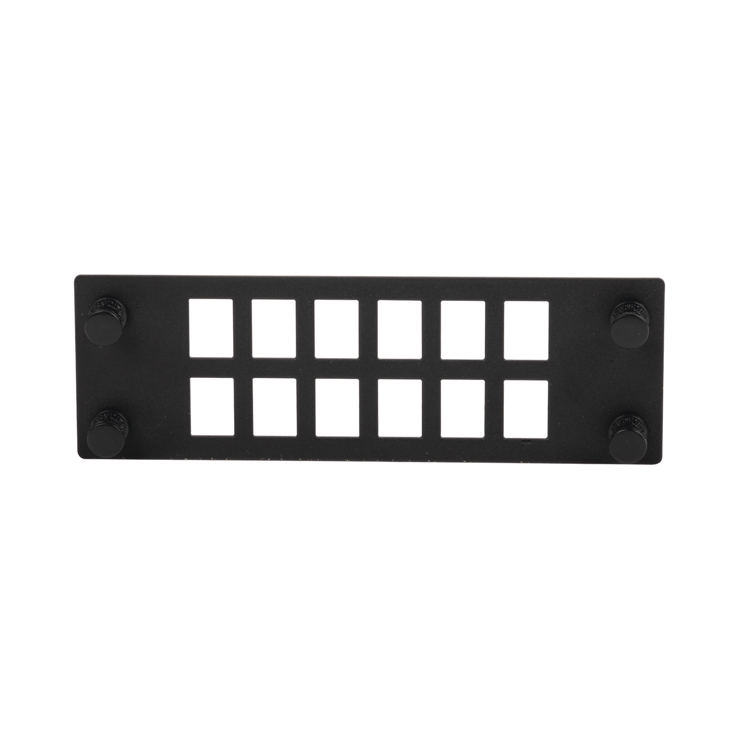 FPONEAP12 Placa Para 12 Adaptadores de Fibra Óptica, Uso con Gabinetes FPONE3 y FPONE4
