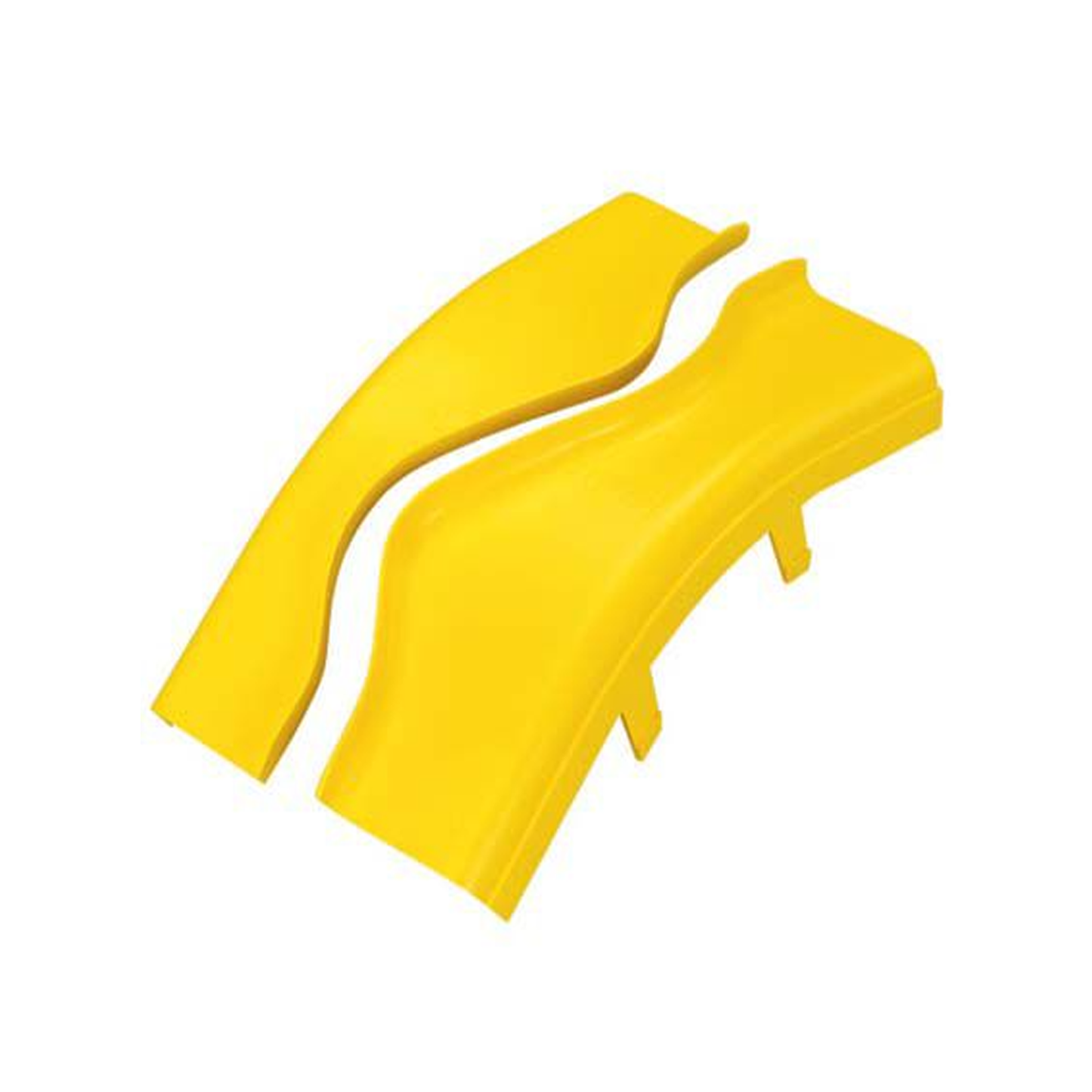 FROV45SC4LYL - Tapa de Bajada Vertical Exterior de 45º, Para uso con Canaletas 4X4 FiberRunner™, Color Amarillo