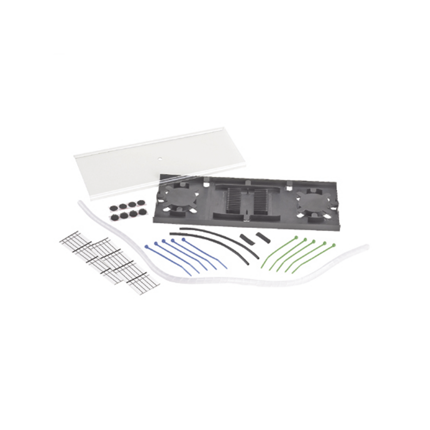 FST24S - Charola de Empalme para Fibra �ptica, Para Protecci�n de 24 Empalmes de Fusi�n o Mec�nicos, Compatible con los Paneles FMT o FMD