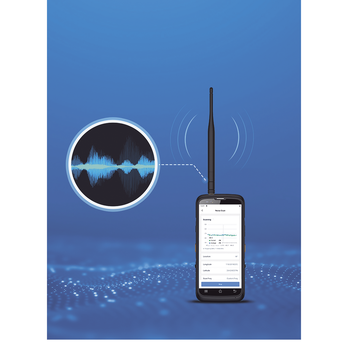 FT101915M - Probador de cobertura de red LoraWAN