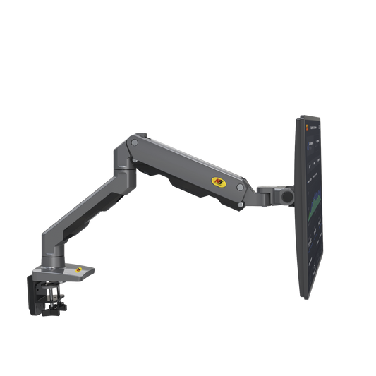 G60NB Montaje de Escritorio Articulado para Monitores de  27-45 / Soporta hasta 15 kg / Vesa 75 x 75 / 100 x 100 / Acero / Giro: 360°