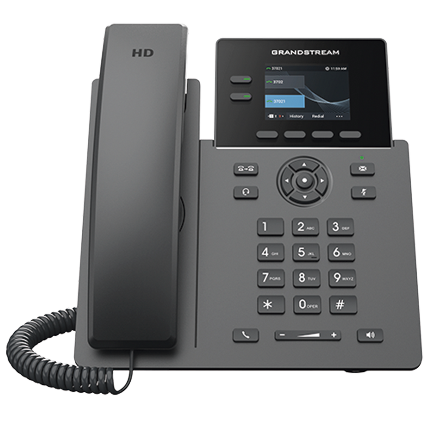 GRP2610P - TELÉFONO IP POE GRADO OPERADOR DE 2 LÍNEAS / PANTALLA LCD TFT 2.4 PULGADAS COLOR / 8 BOTONES VIRTUALES MULTIUSO / SEGURIDAD CARRIER-GRADE / COMPATIBLE CON GDMS / AUDIO HD / CONFERENCIAS DE AUDIO 5 VÍAS