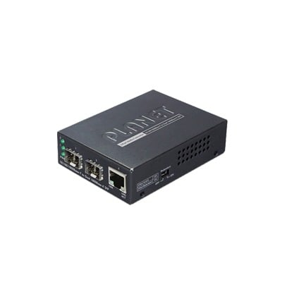 GT-1205A Convertidor de Medios con Doble Puerto SFP 1000BASE-FX/SX/LX y Puerto Ethernet 1000Base-T