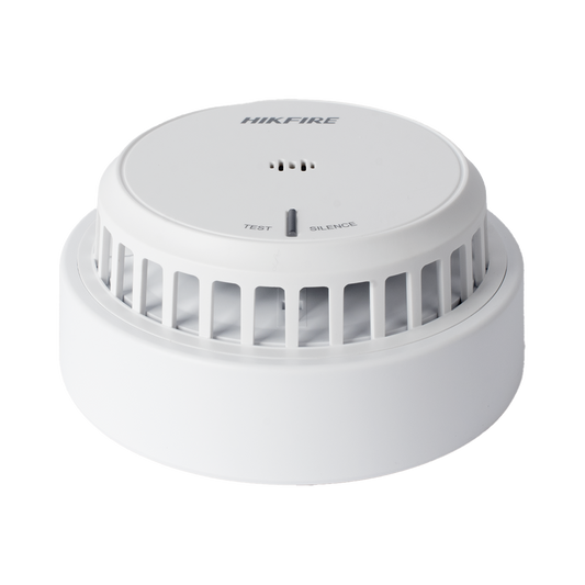 HF-S2 (HikFire) Detector de Humo Óptico Hikvision / Tecnología Avanzada de Detección de Incendios / Alarma Temprana y Fiabilidad Certificada / Soporta Salida de Alarma