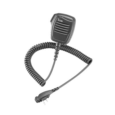 HM-159LA - Micrófono/ bocina para radios portátiles ICOM con jack de accesorios de 2 pin.