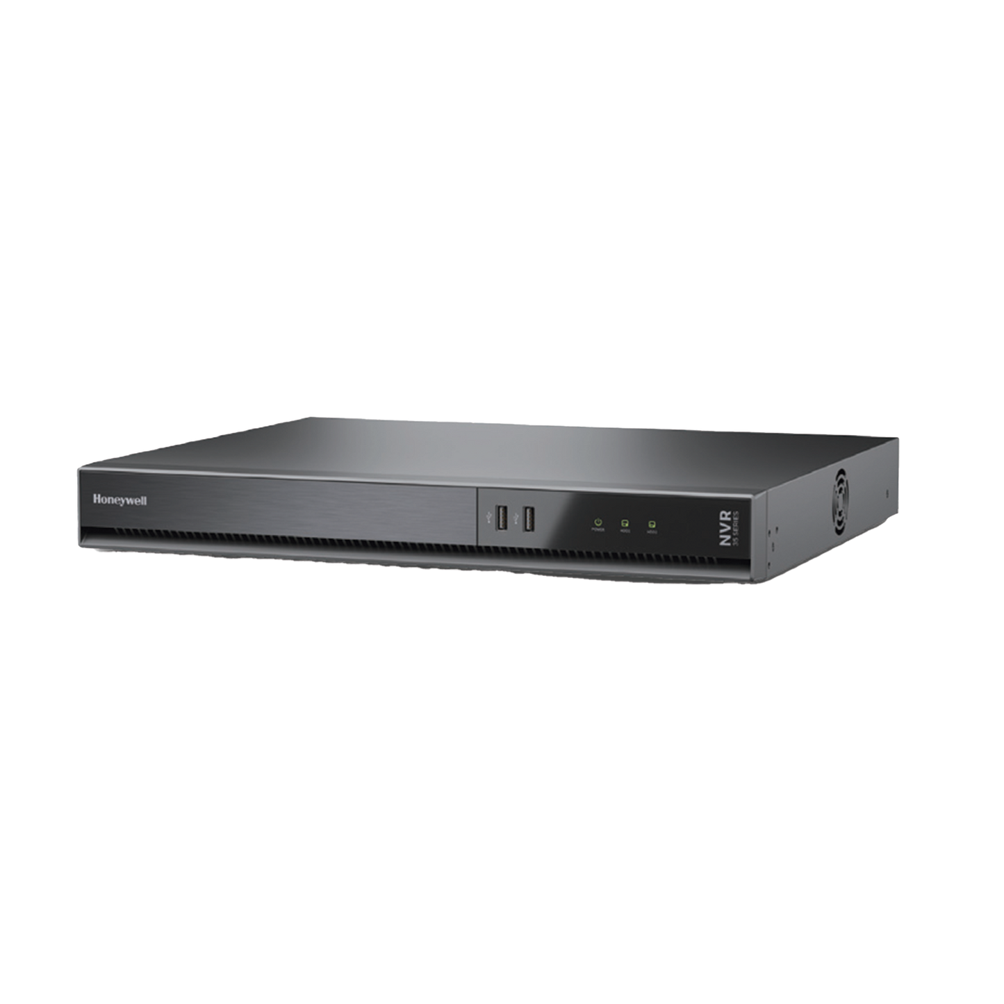 HN35160200 - NVR 8 Megapixel (4K) / 16 Canales / 16 Puertos PoE+ / H.265 / 2 Bahías de Disco Duro (No incluidos) / Conexión P2P / ONVIF / NDAA / Soporta IA / Serie 35 / Audio y Alarmas I/O / Honeywell Security