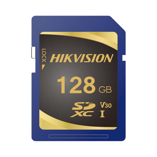 HS-SD-P10/128G Memoria SD Clase 10 de 128 GB / Especializada Para Videovigilancia