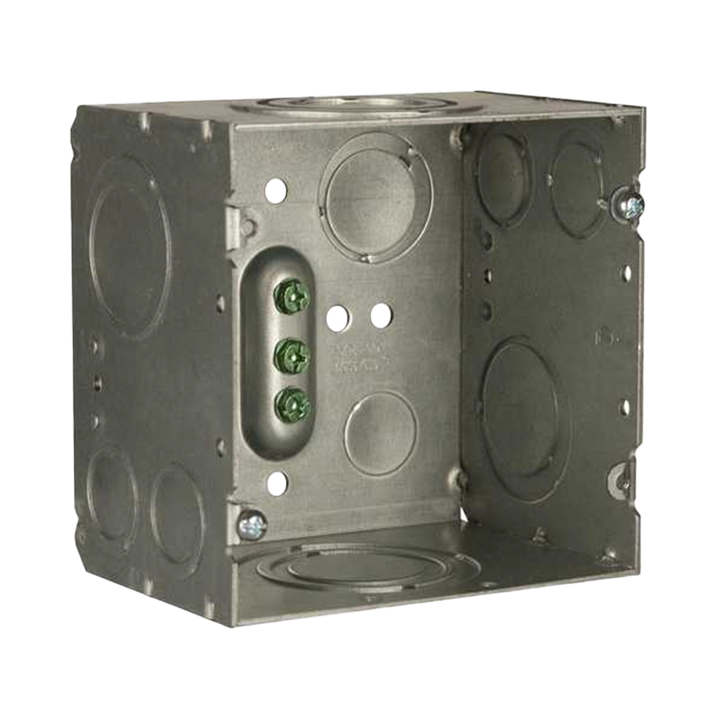 HUB260 - Caja Cuadrada 4- 11/16" x 4 11/16"/ Profundidad de 3-1/4"/ 2 Entradas 1", 1 1/4", 1 1/2", 2", 2 Entradas 1"-1 1/4", 2 Entradas 3/4 "- 1", 4 Entradas 1/2" - 3/4", 2 Entradas 1/2".