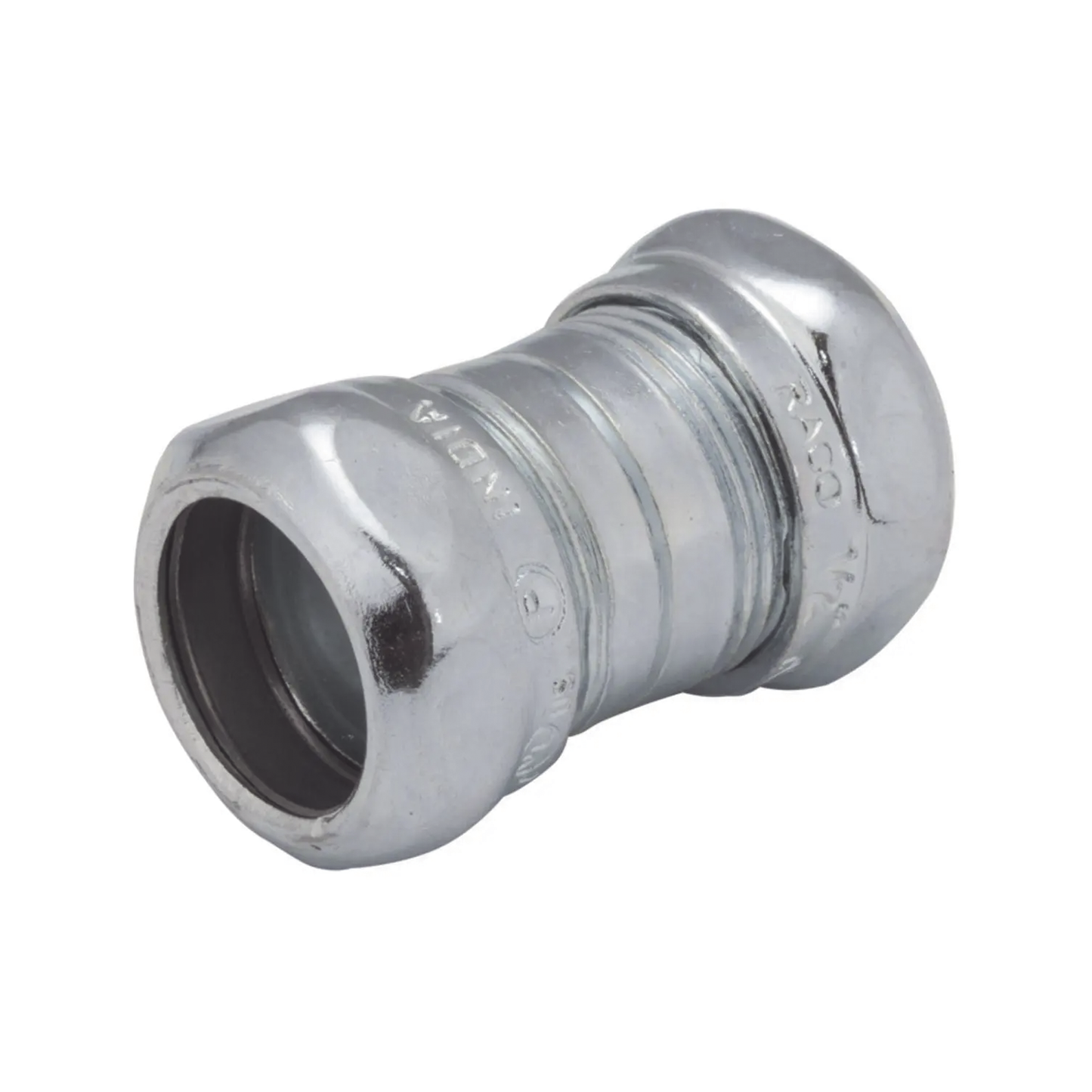 HUB-2924 - Cople Compresión de Acero Galvanizado para Pared Delgada de 1" .