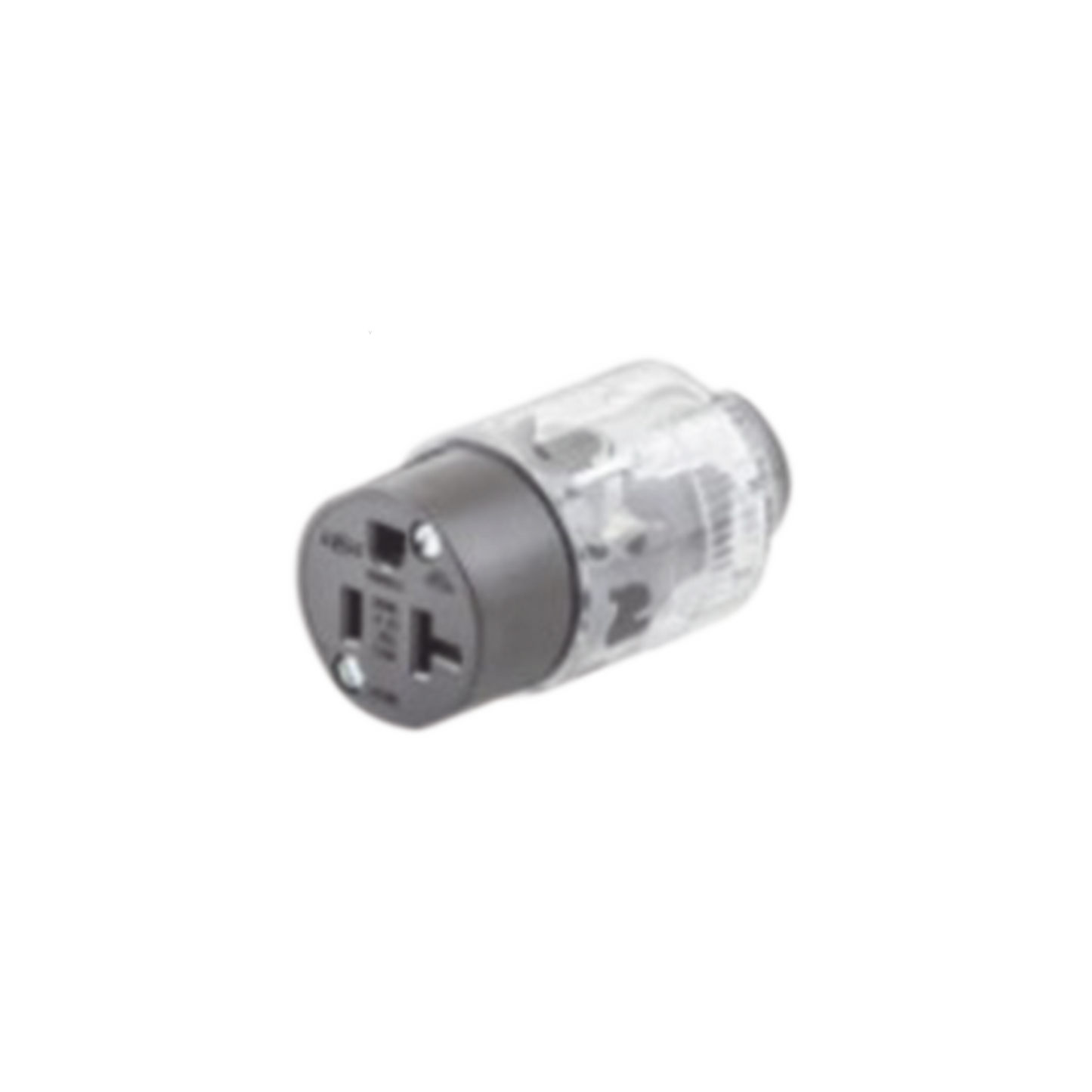 HUB-520-LC - Conector Iluminado 20 A 125 V CA 2 Polos 3 Hilos (Nema 5-20R).