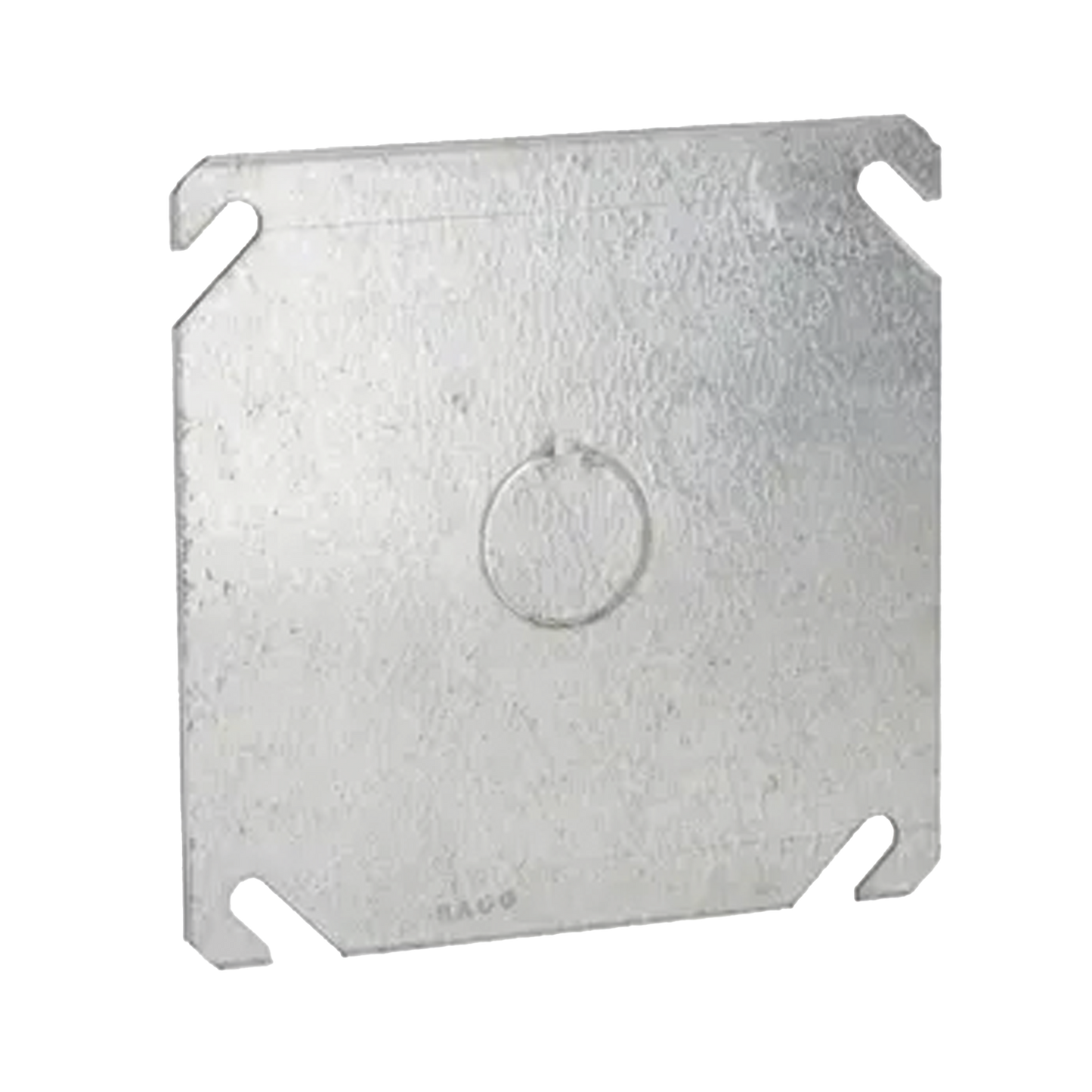 HUB-753 - Tapa Cuadrada con Entrada de 1/2 para caja de 4".