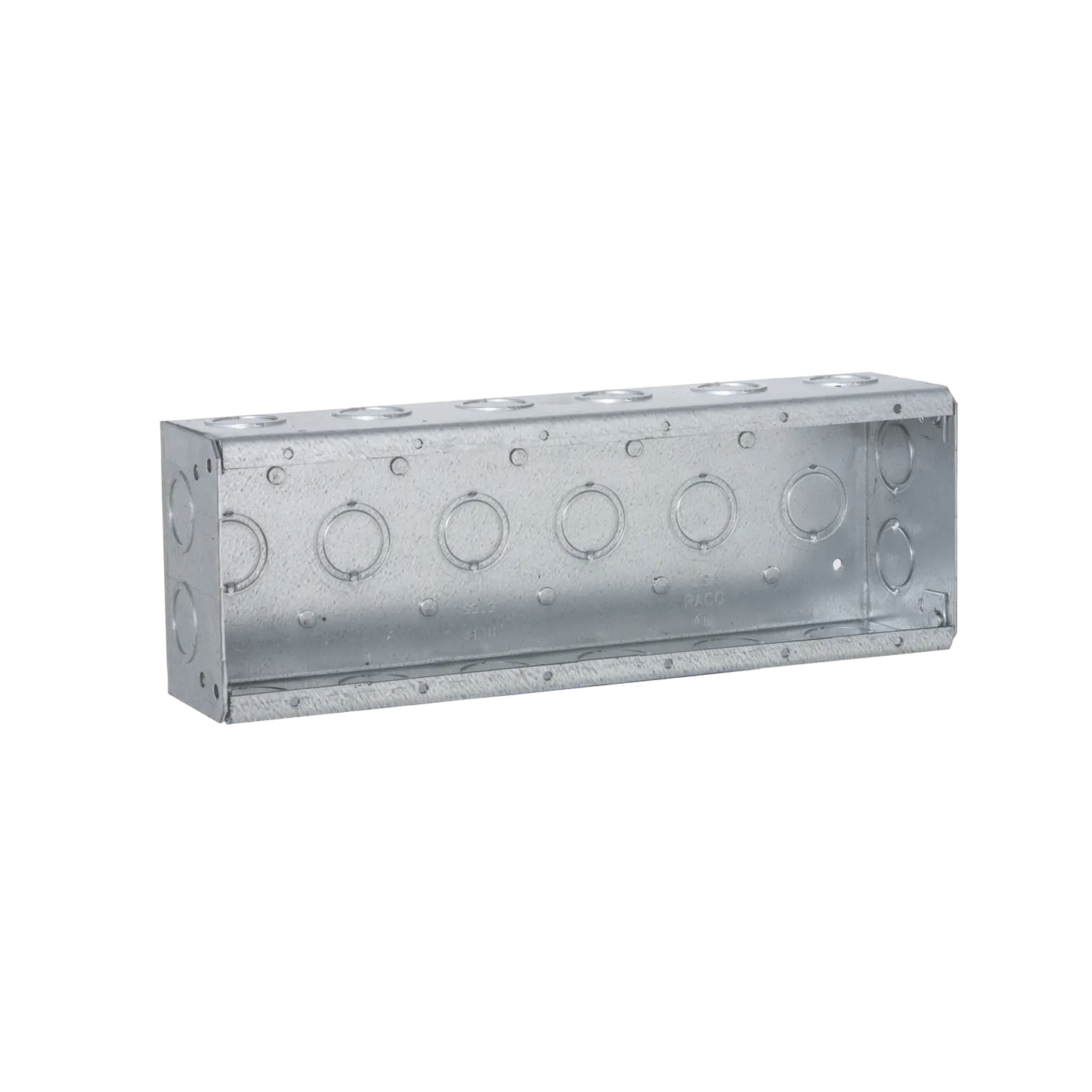 HUB-960 - Caja de 6 Gang/Profundidad 2 1/2"/28 Entradas 1/2"-3/4".