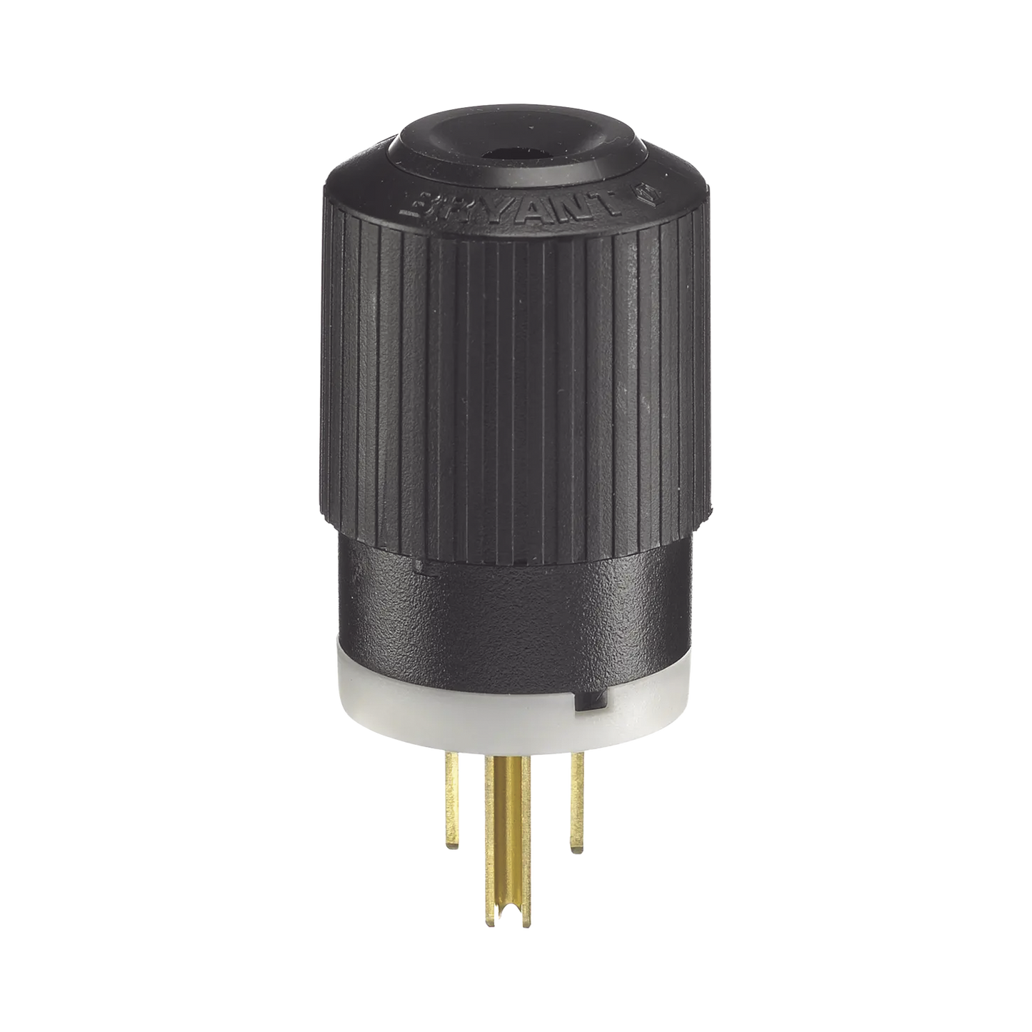 HUB-BRY-5266-NP - Clavija Negra 15 A 125 V CA 2 Polos 3 Hilos (NEMA 5-15P).