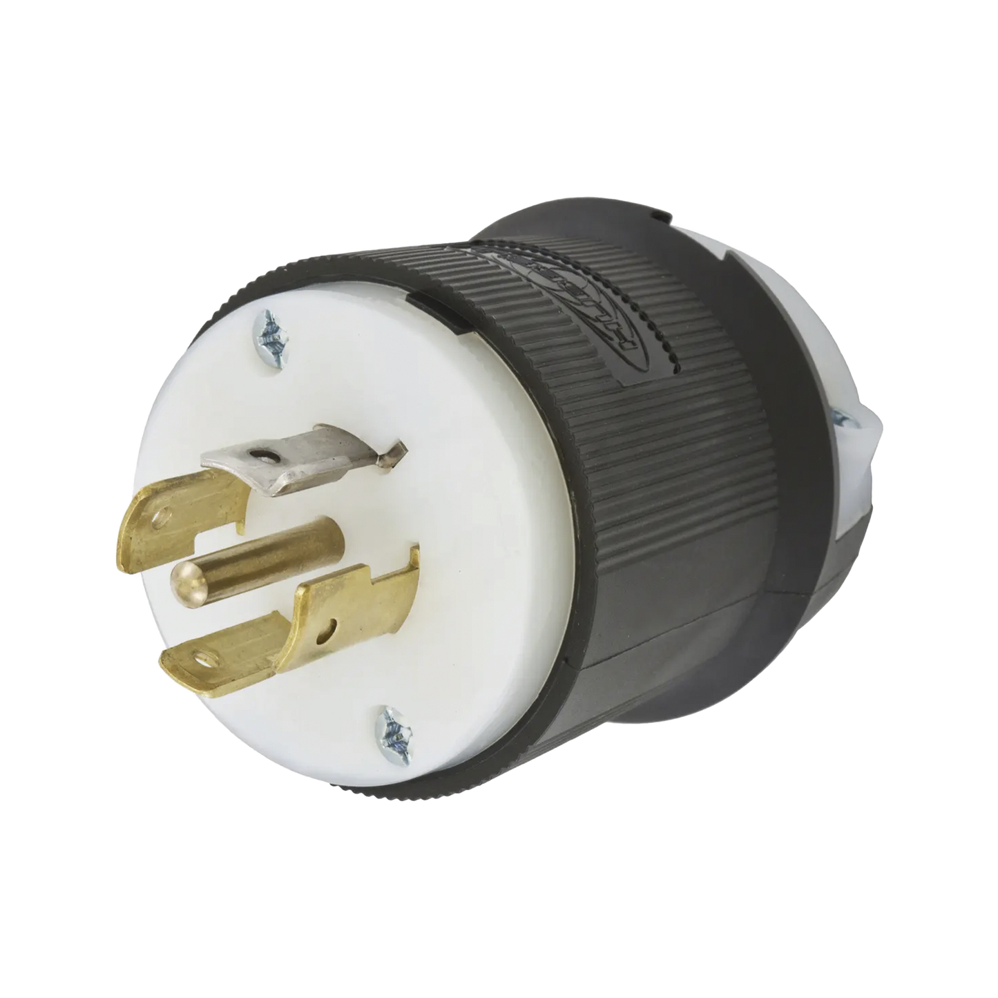 HUB-HBL-2511 - Clavija Industrial con Bloqueo de Media Vuelta / 20 A 120/208 V CA / 4 Polos 5 Hilos / Color Blanco y Negro / Nema L21-20P/ Grado Industrial