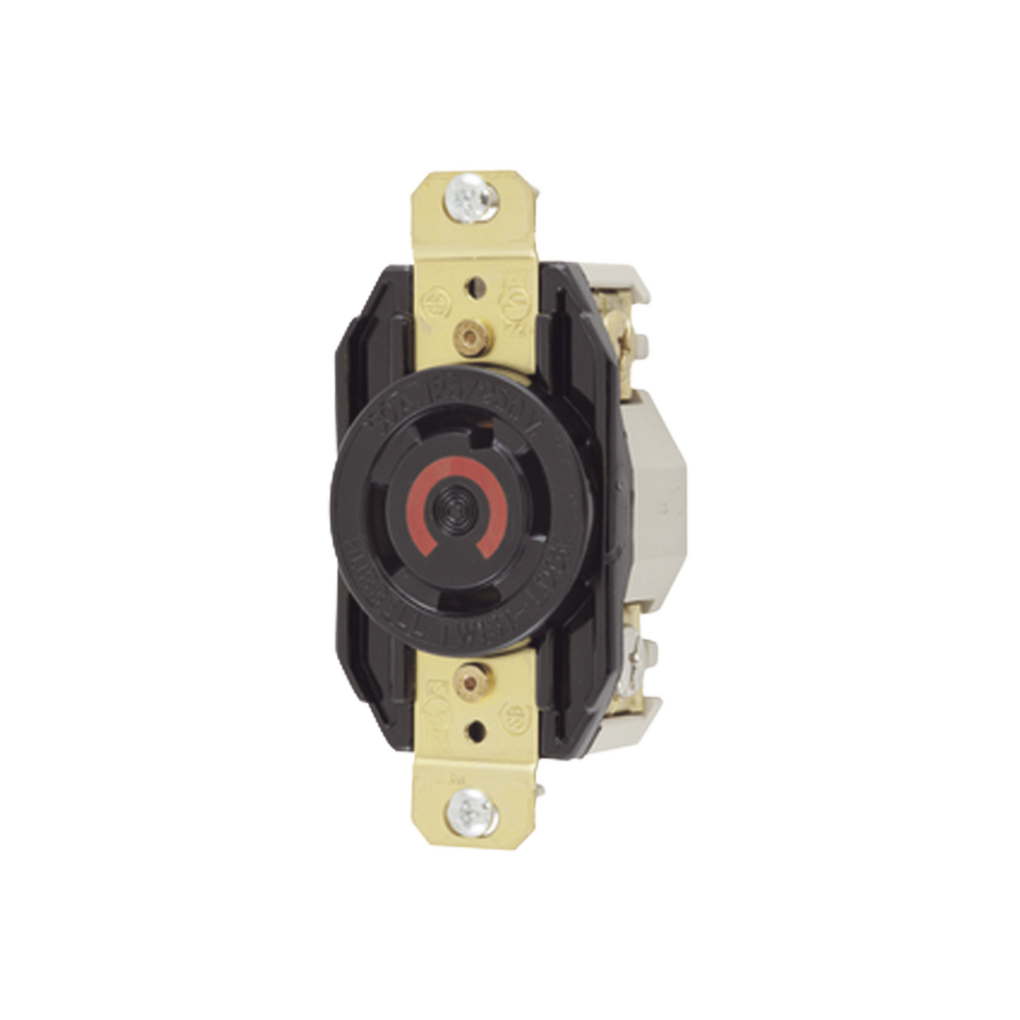 HUB-HBL-2710 - Receptáculo con Bloqueo de Media Vuelta Industrial 30 a 125/250 V CA / 3 Polos 4 Hilos / Nema L14-30R.