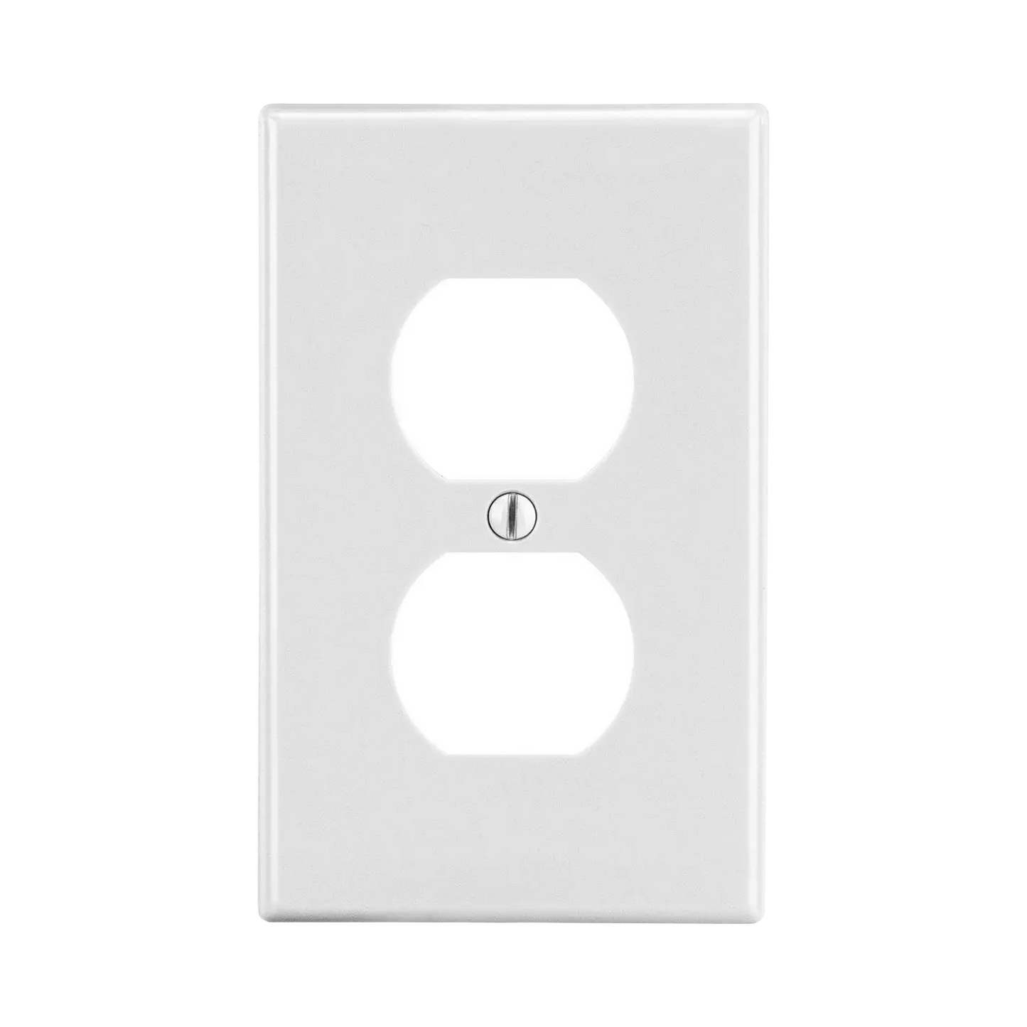 HUB-P8W - Tapa para Contacto Dúplex Color Blanco.