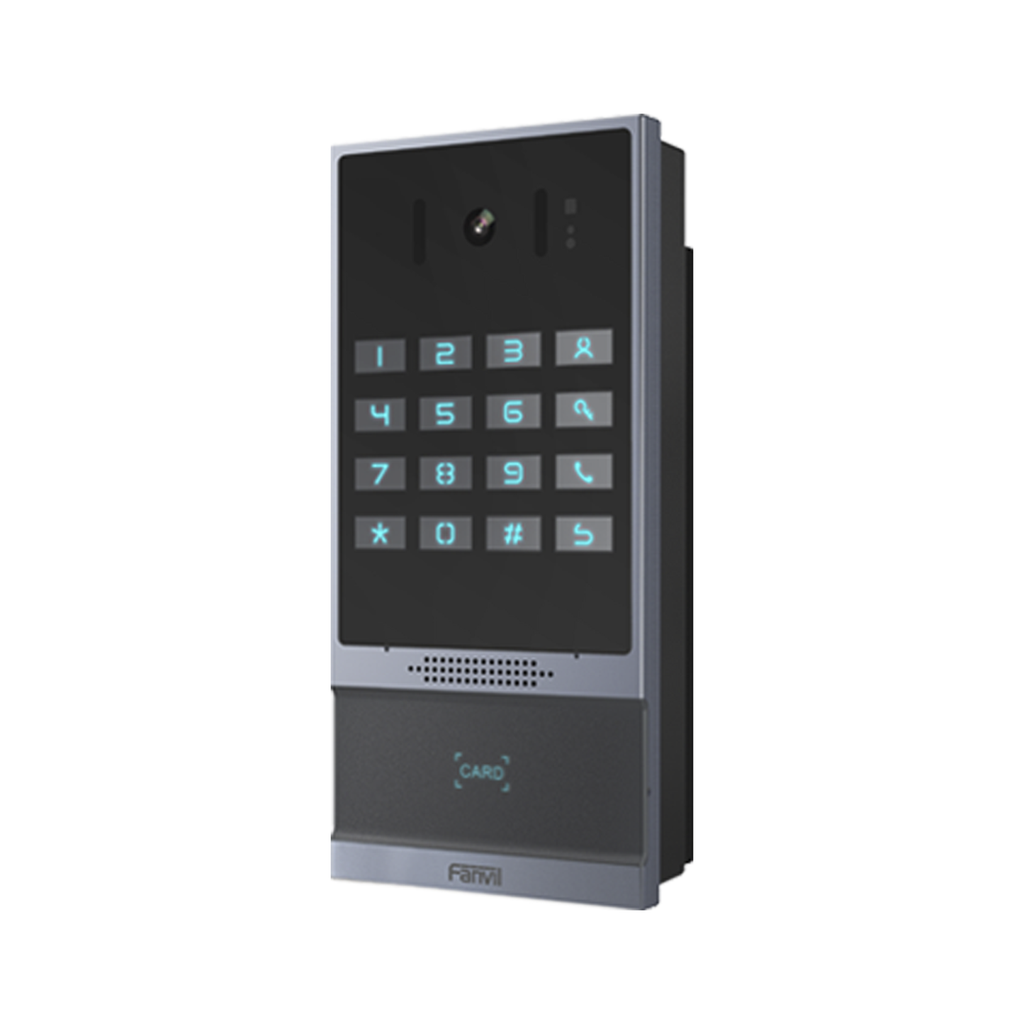 I64 - Videoportero SIP para Control de Acceso, Teclado numérico iluminado, 2 relevadores, anti-vandálico, IP66 y IK07, PoE