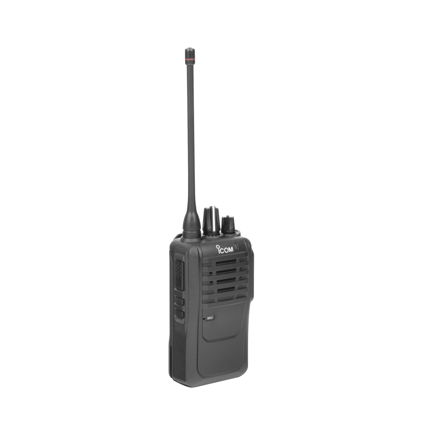 IC-F4003 - Radio Portátil UHF / Batería 2250 mAh extrema duración / 400-470 MHz / 5W De Potencia / Bocina de 1500mW Mas Potente/ , 16 canales. Incluye: batería, cargador, antena, tapa de accesorios y clip.