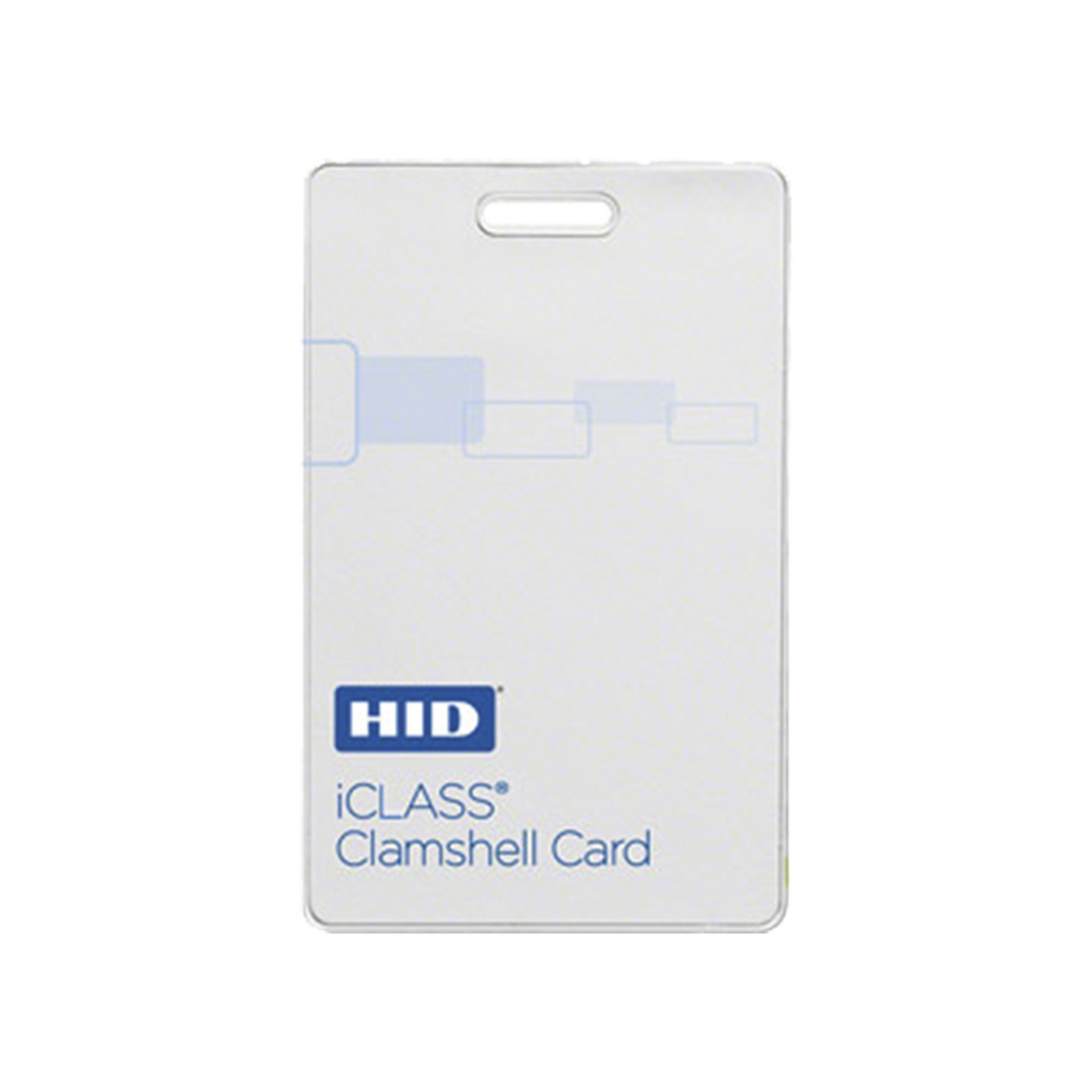 ICLASS2080 - Tarjeta iClass Clamshell (Gruesa) / 2 k memoria / Garantía de por Vida