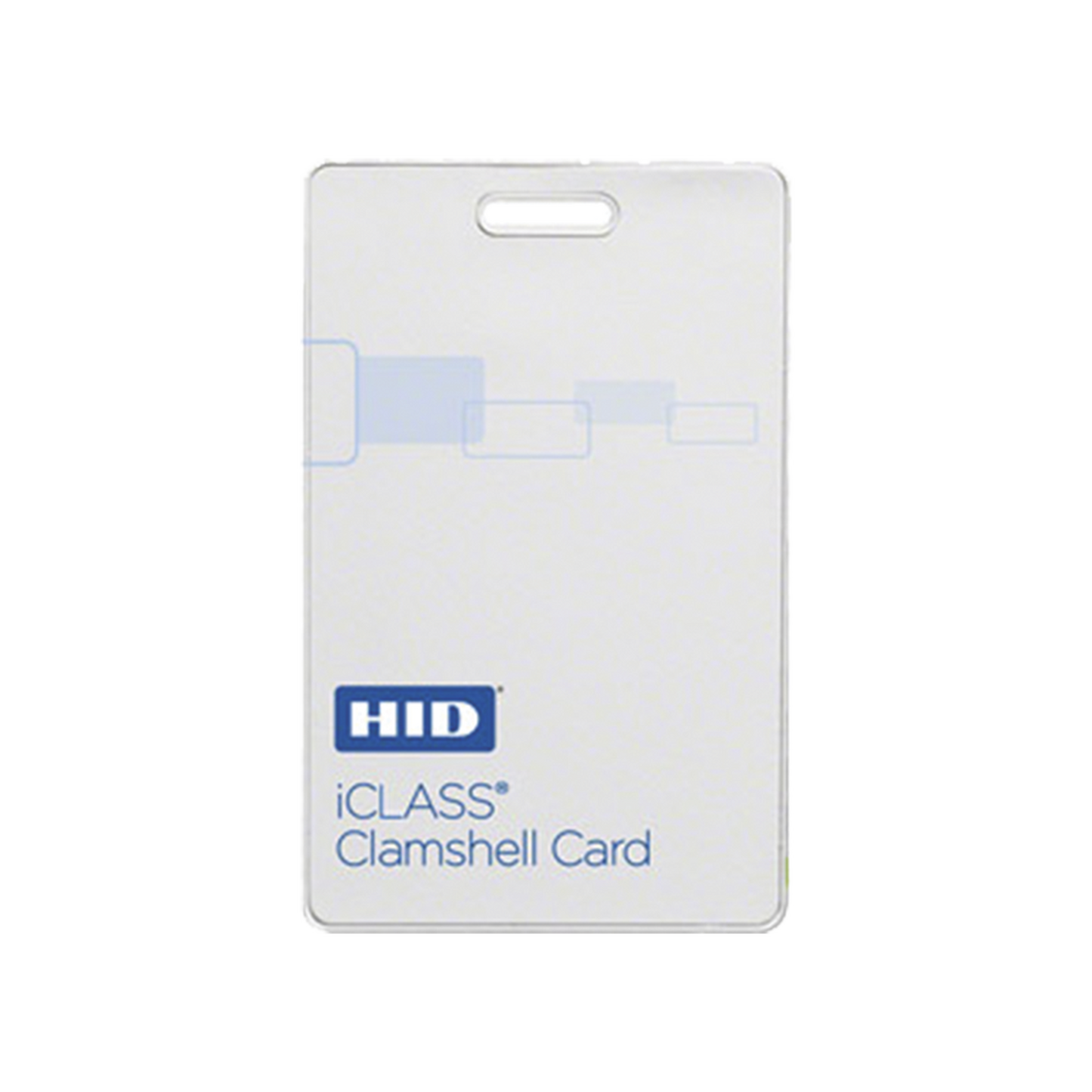 ICLASS208026 Tarjeta iClass Clamshell (Gruesa) / 2 k memoria / Programada a 26 bits Aleatoriamente/ Garantía de por Vida