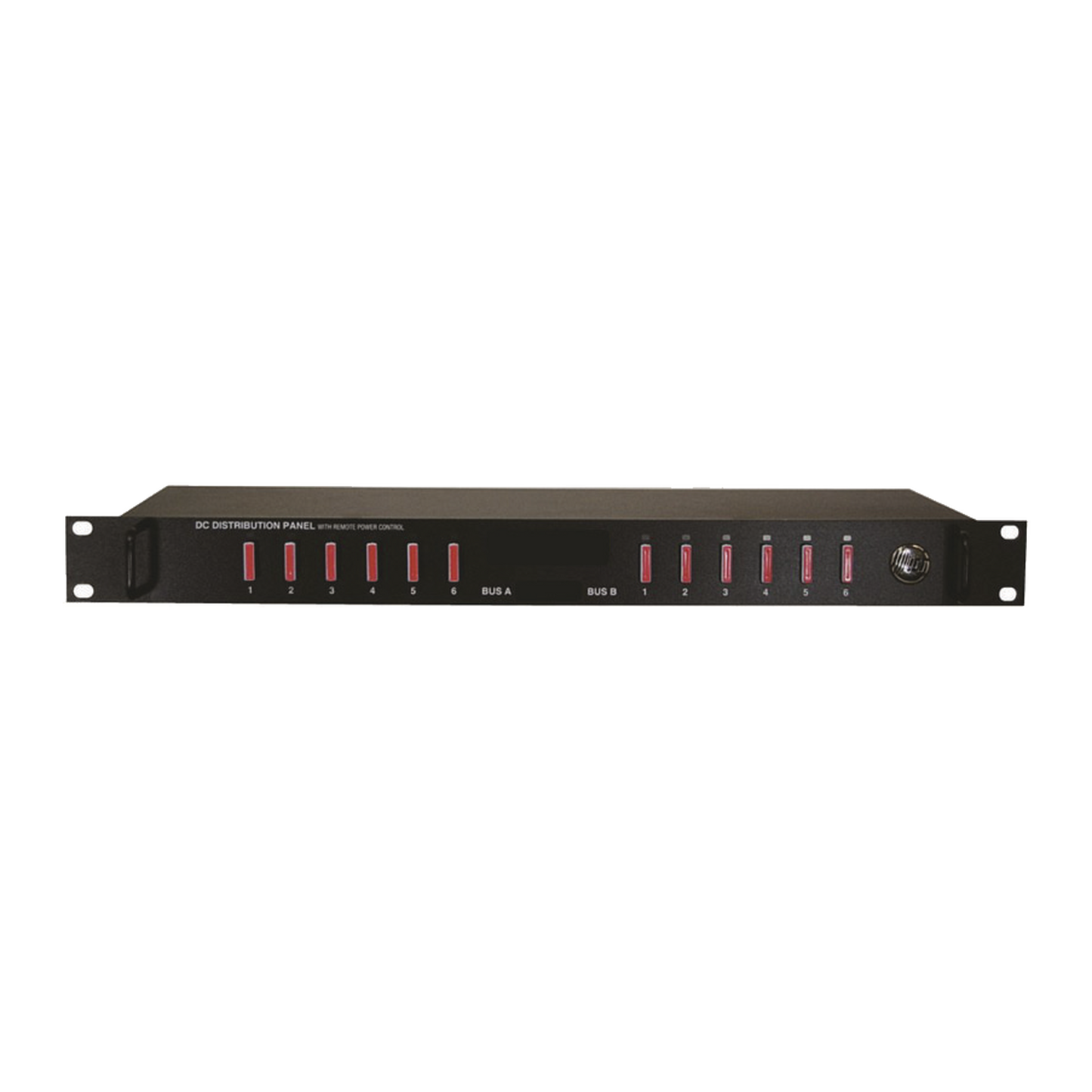 PDU Básico Administrable Doble Bus, 12 Salidas con fusible tipo ATO, Aplicaciones en 12, 24 y 48 Vcc.