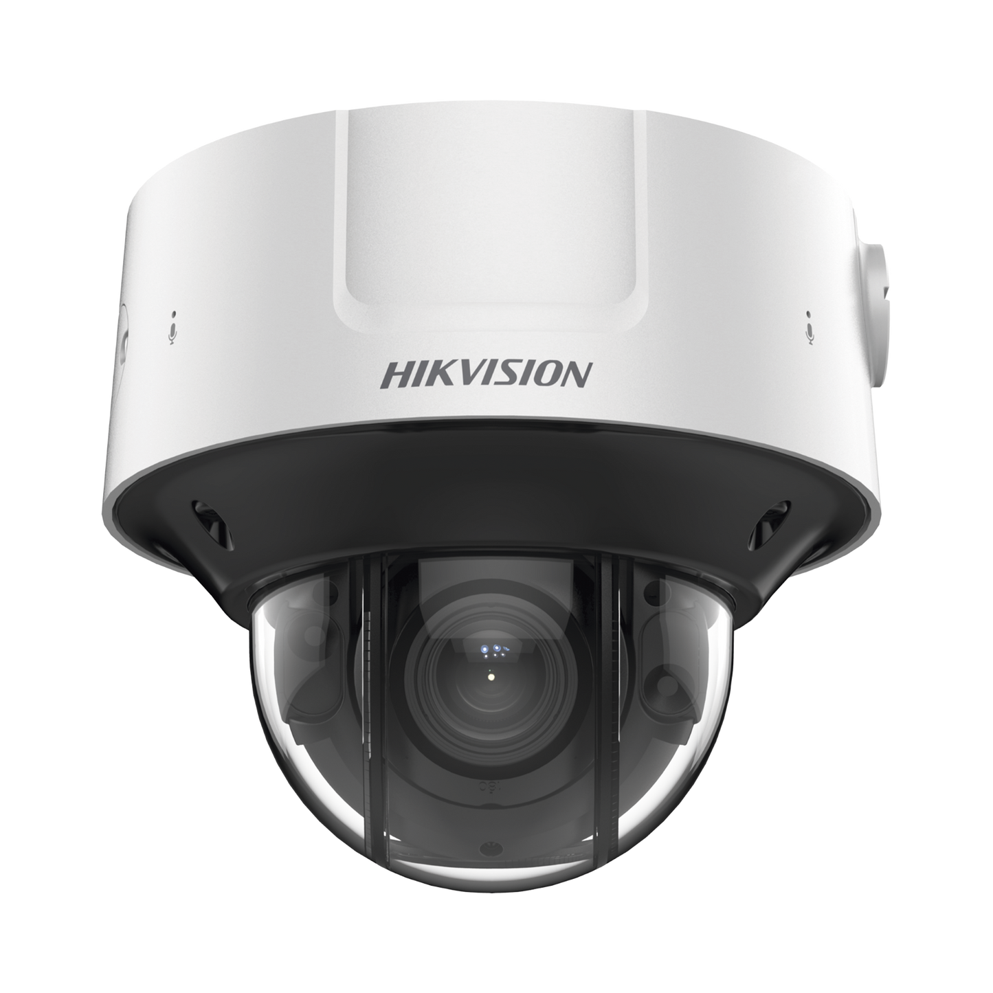Domo IP 4 Megapixel / Lente Mot. 2.8 - 12 mm / 30 mts IR EXIR / IK10 / IP67 / Reconocimiento Facial / WDR 140 dB / DeepinView / Búsqueda por Atributos / Heat Map / ACUSENSE / Micro SD