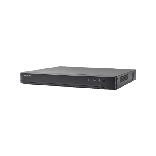 IDS-7232HQHI-M2/XT (Audio Bidireccional) DVR 32 Canales TurboHD + 8 Canales IP / 5 Megapixel Lite - 3K Lite / Acusense / Reconocimiento Facial  / Audio por Coaxitron / 2 Bahías de Disco Duro / H.265+ / Salida de Video en Full HD