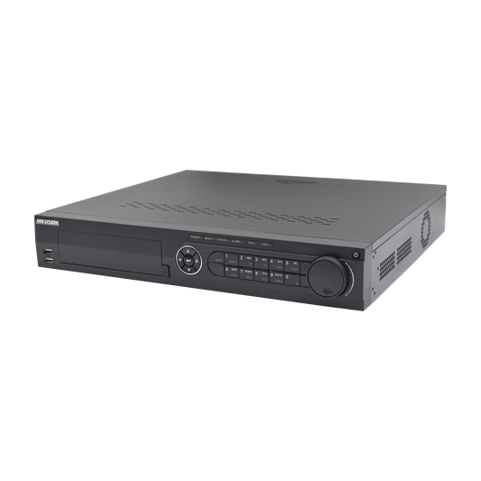IDS-7316HQHI-M4/S(S) DVR 16 Canales TurboHD + 8 Canales IP / 3K/5MP / Audio por Coaxitron / Acusense / 4 Bahías de Disco Duro / Videoanalisis / 16 Entradas de Alarma