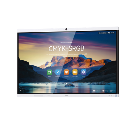 IHB3-75SA HUAWEI IdeaHub B3, Pantalla interactiva para Colaboración Inteligente, 75, 4K UHD, Harmony, Wi-Fi 6, Seguimiento de Voz, BYOM, Administración desde la Nube Gratis, blanco Jade