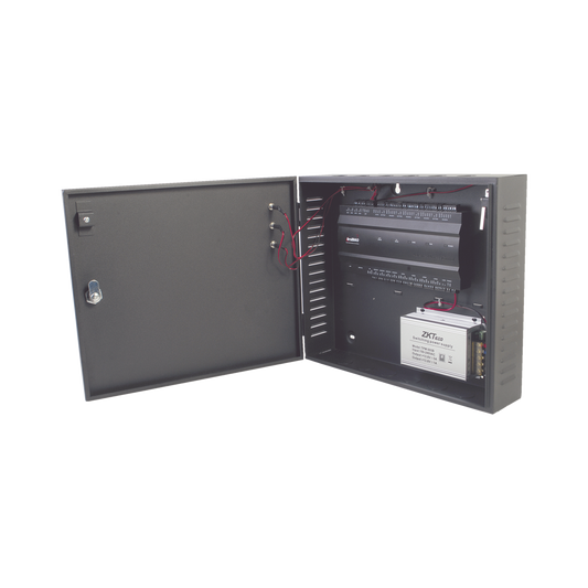 INBIO460L Controlador de acceso / 4 PUERTAS / Biometría Integrada / Hasta 3,000 Huellas / 30,000 Tarjetas / Incluye Gabinete y Fuente de Alimentación 12Vcc/5A