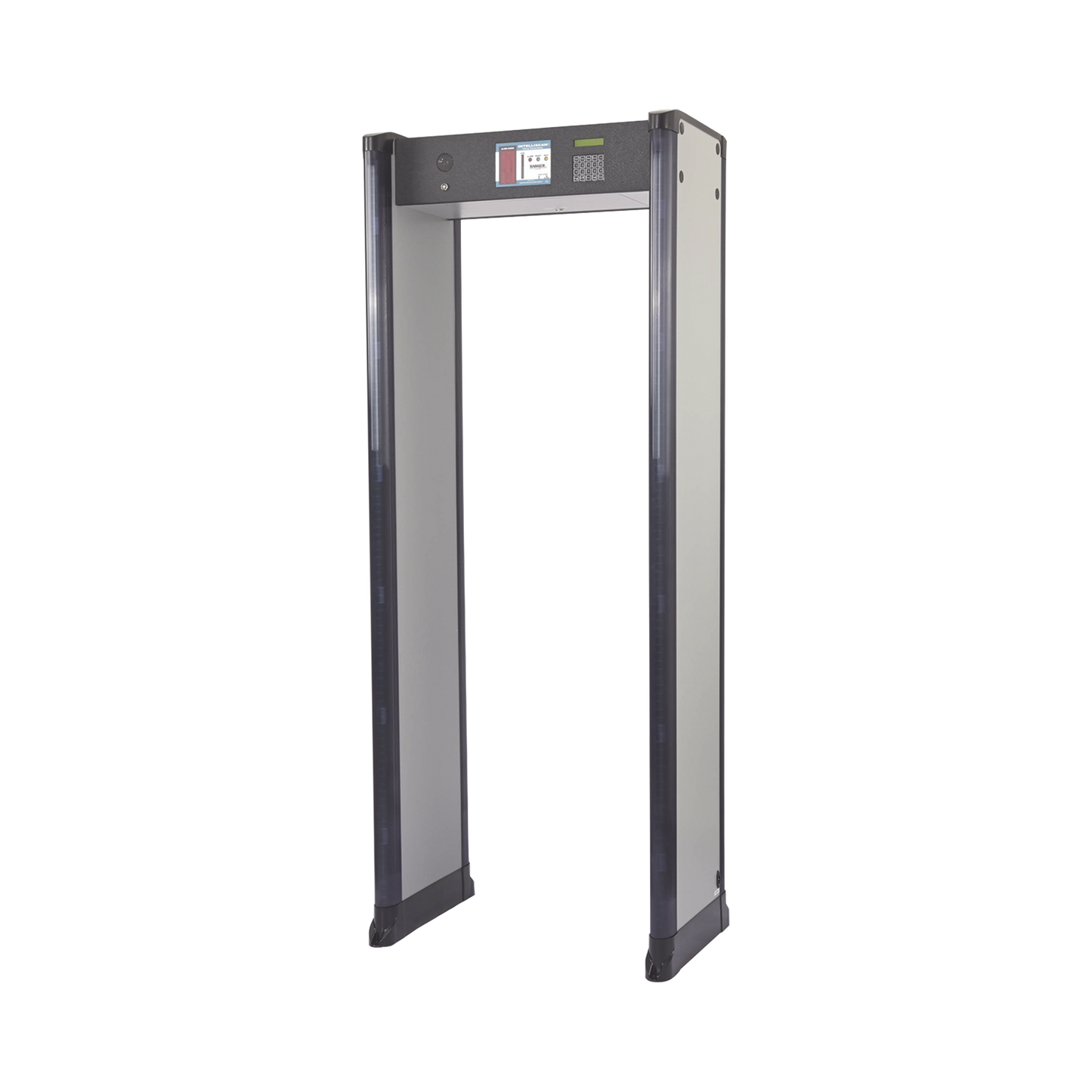 INTELL-26-ZIR - Arco Detector de Metales de 6 Zonas con Anclaje para Fijarse al Piso. Incluye Sensor IR para evitar falsas Alarmas / Certificado por la Administración Federal de Aviación de EE. UU. (FAA)
