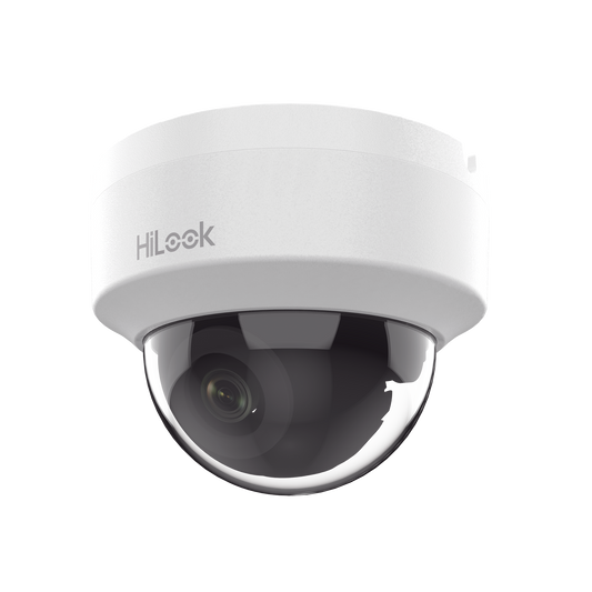 IPC-D141H-C HiLook Series / Domo IP 4 Megapixel  / Lente 2.8 mm (Gran Angular) / 20 mts IR / Interior / PoE / dWDR / H.265+ / ONVIF