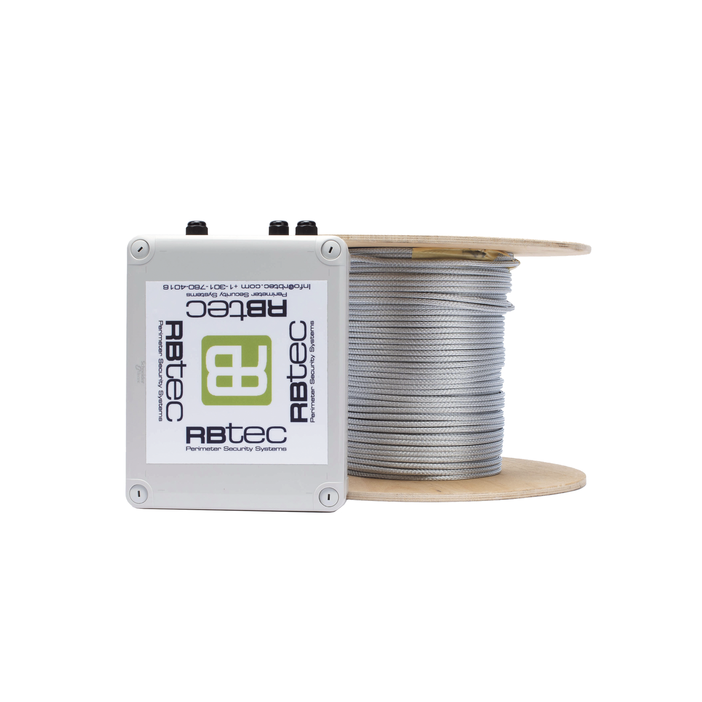 IROC-1Z-500-V2 Kit de Cable Sensor Perimetral IRONCLAD para Cercas Ciclónicas / 152 METROS / 1 ZONA / Sin Falsas Alarmas por Viento / TODO Incluido/TARJETA LPU400/ Calibración por Software