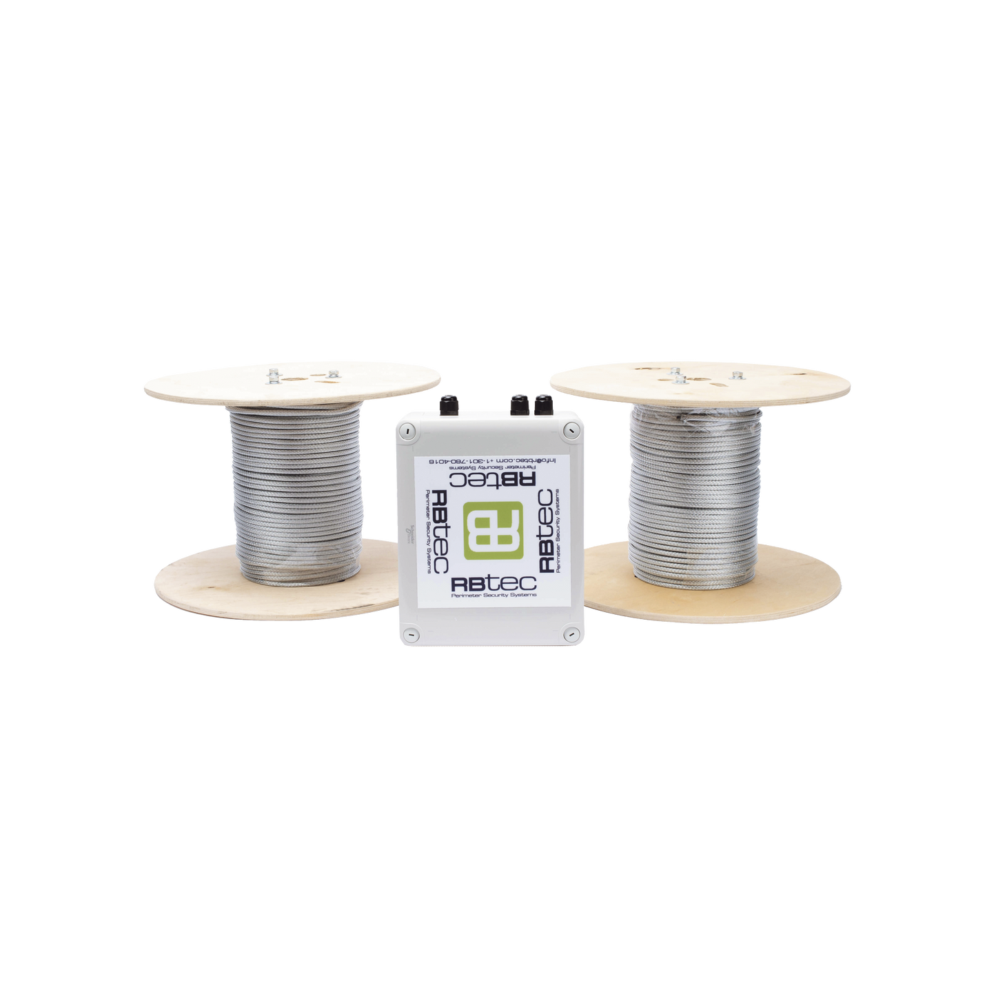IROC-2Z-250-V2 - Kit de Cable Sensor Para Cerca Ciclonica IRONCLAD / 150 METROS / 2 ZONAS; 75 METROS POR ZONA / Sin Falsas Alarmas por Viento / TODO Incluido/TARJETA LPU400/ Calibración por Software