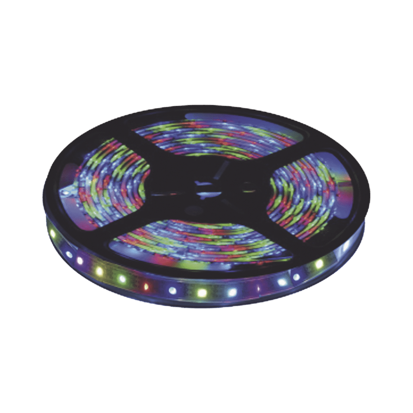 JLTL-5050-IP65-RGB - Tira Led Multicolor de 5 m / Uso Exterior / Potencia 22 W / 900 lm/ 12 V CD / Necesario transformador (No incluido).