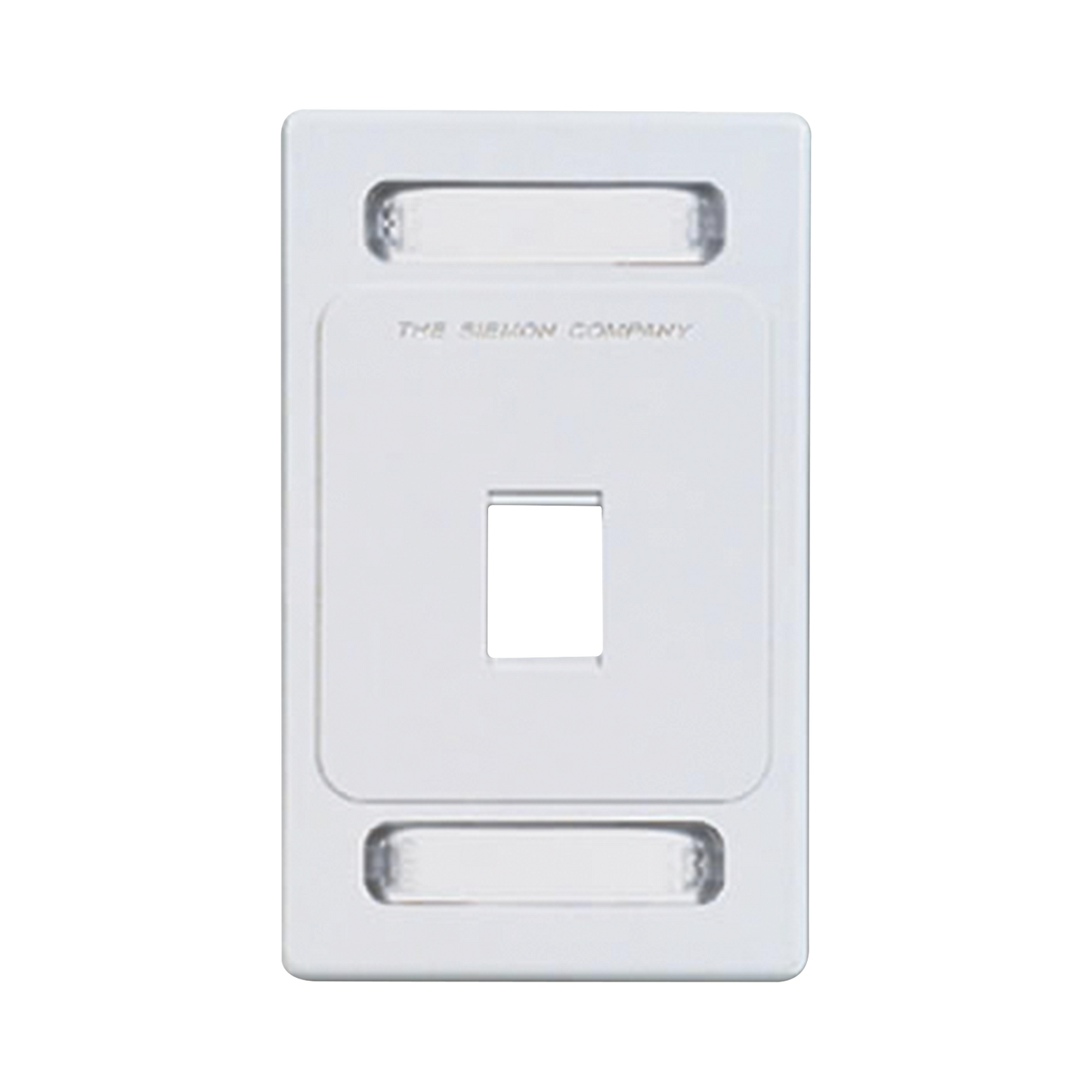 KFP-S-01-02S - Placa de Pared Keystone de 1 Salida, Color Blanco, para Jacks Keystone Z-MAX y MAX