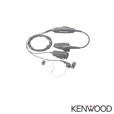 KHS-11BL - Micrófono - audífono profesional de 2 cables, audio extremo, uso rudo para NX-5200 NX-5300 NX-200 NX-300 NX-3200 NX-3300 TK-480