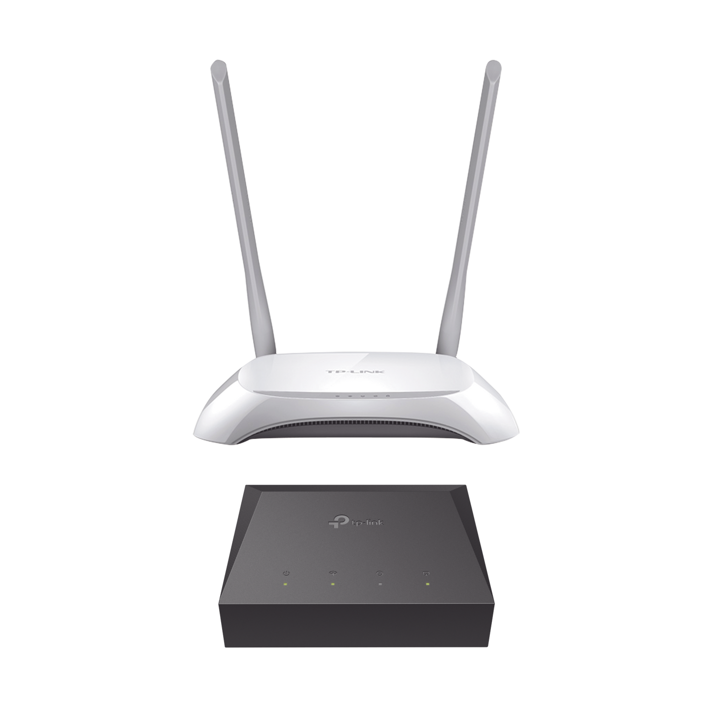 KITONU-TLWR850N Kit de ONU Gigabit XZ000G3 con Router Inalámbrico WISP con Configuración de fábrica personalizable, 2.4 GHz, 300 Mbps, 4 Puertos LAN 10/100 Mbps, 1 Puerto WAN 10/100 Mbps, control de ancho de banda