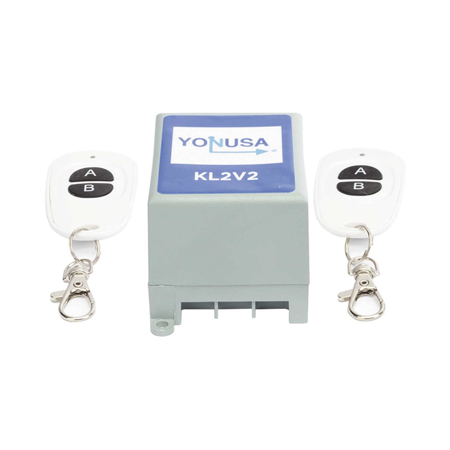 KL2V2 - Llavero YONUSA para Energizadores de Cercos eléctricos con Función Encendido/Apagado/Panico