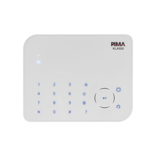 KLA-500 Teclado LED para Armar/Desarma, Compatible con panel FORCE. Teclas Touch