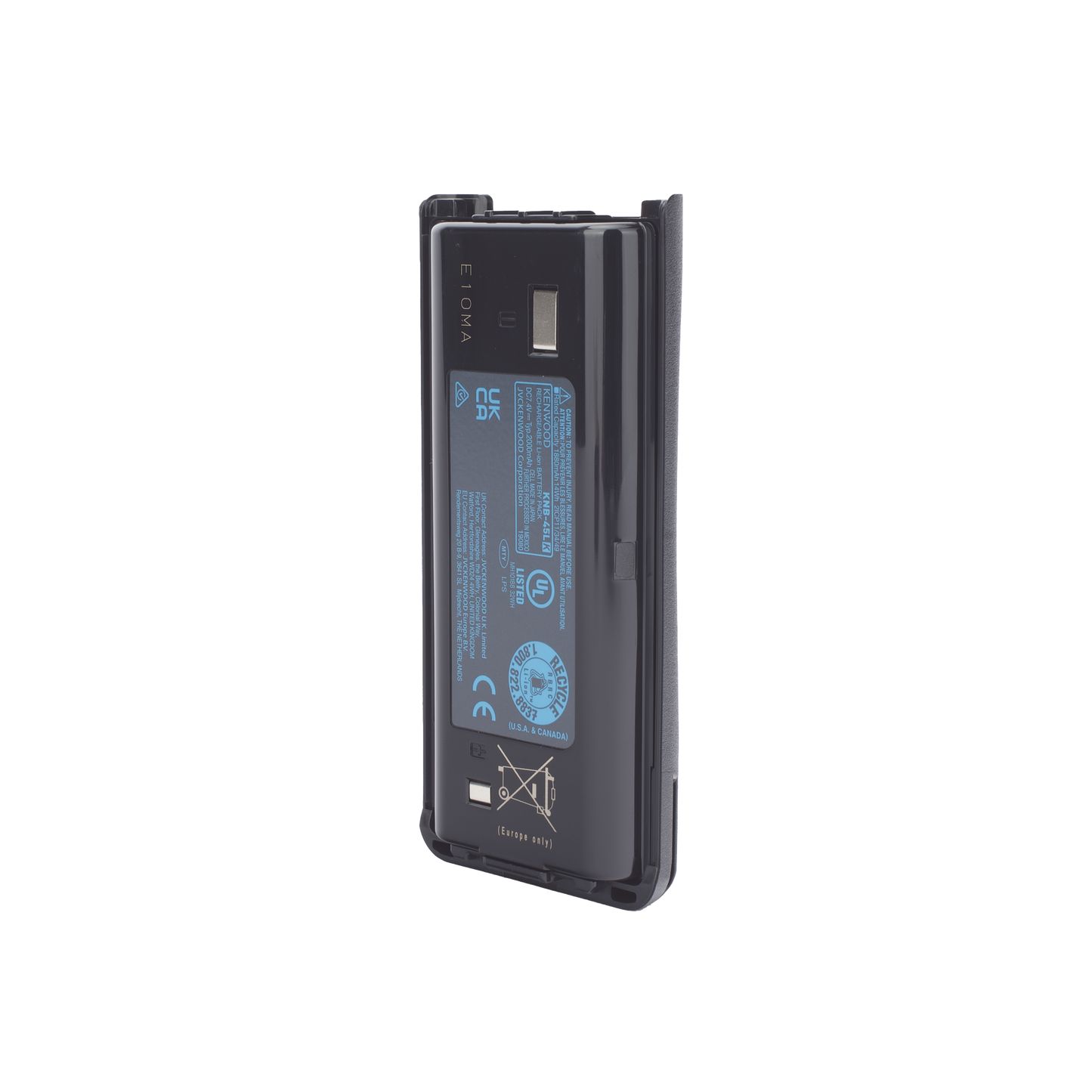 KNB-45LK - Batería Li-lon, 2,000 mAh para radios NX-1200, NX-1300, NX-240, NX-340, TK-2402, TK-3402, TK-2312, TK-3312