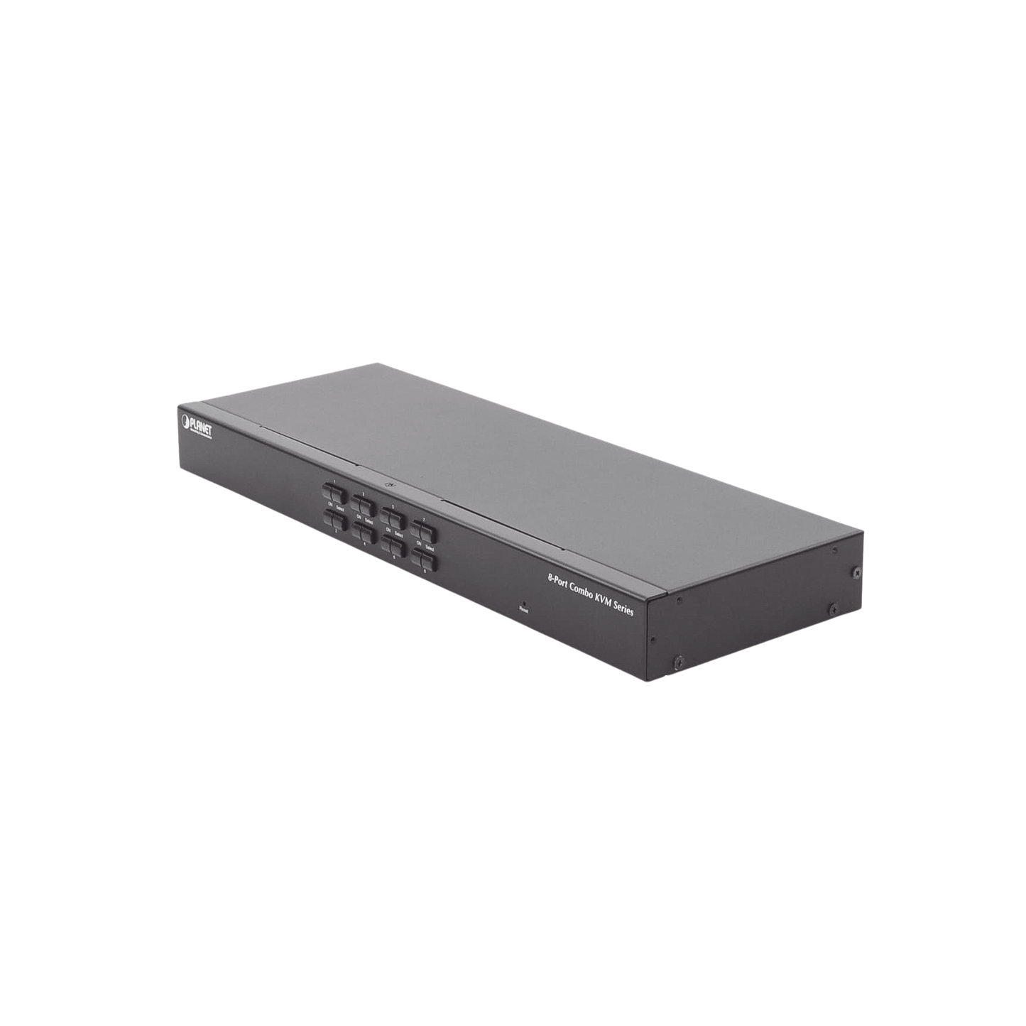 KVM-210-08 Switch Para Monitor KVM de 8 Puertos VGA, Permite el Acceso y Controla Hasta 8 Computadoras Desde Una Sola Consola (Teclado, Ratón y Monitor).